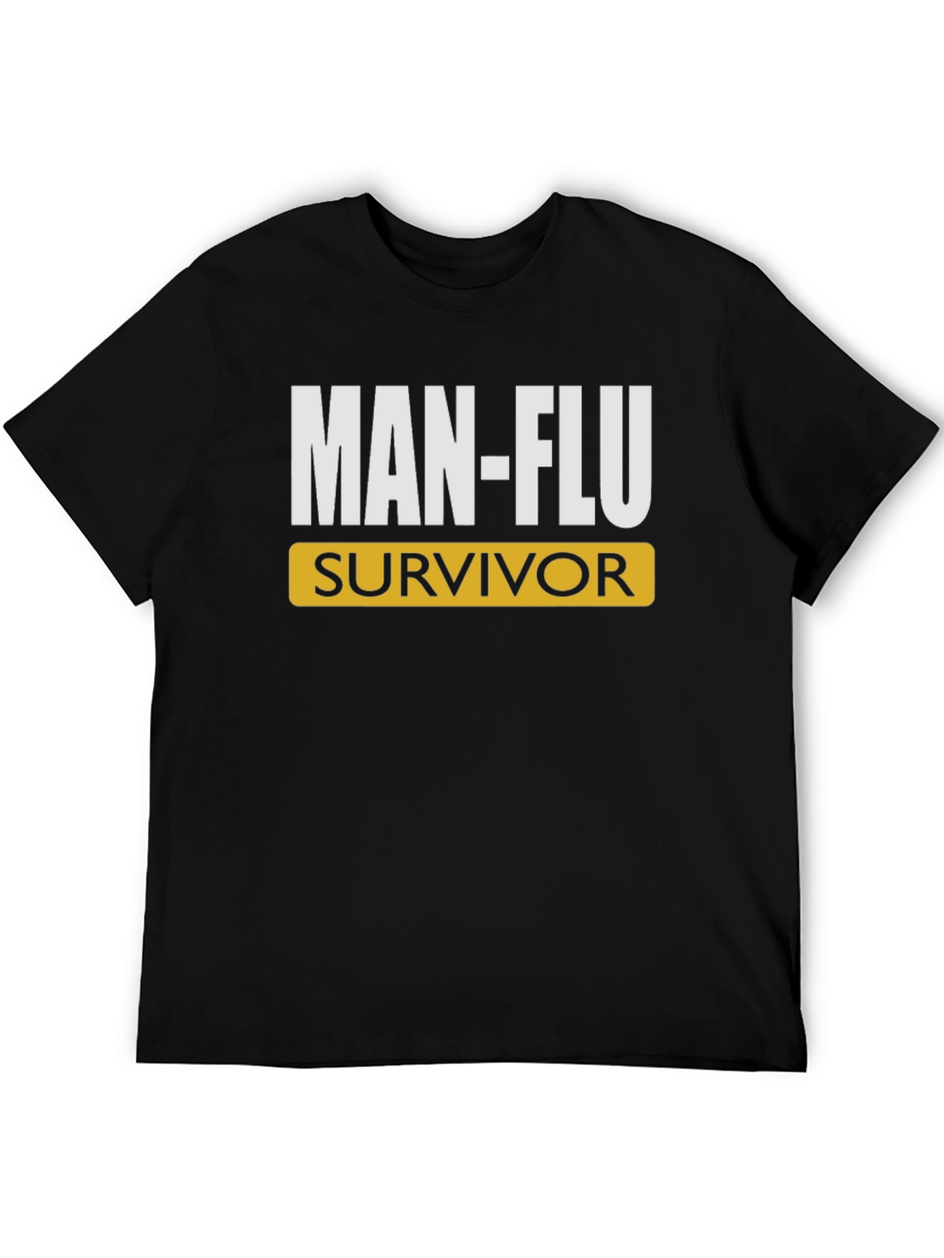 Camiseta Hombre: MAN-FLU Survivor