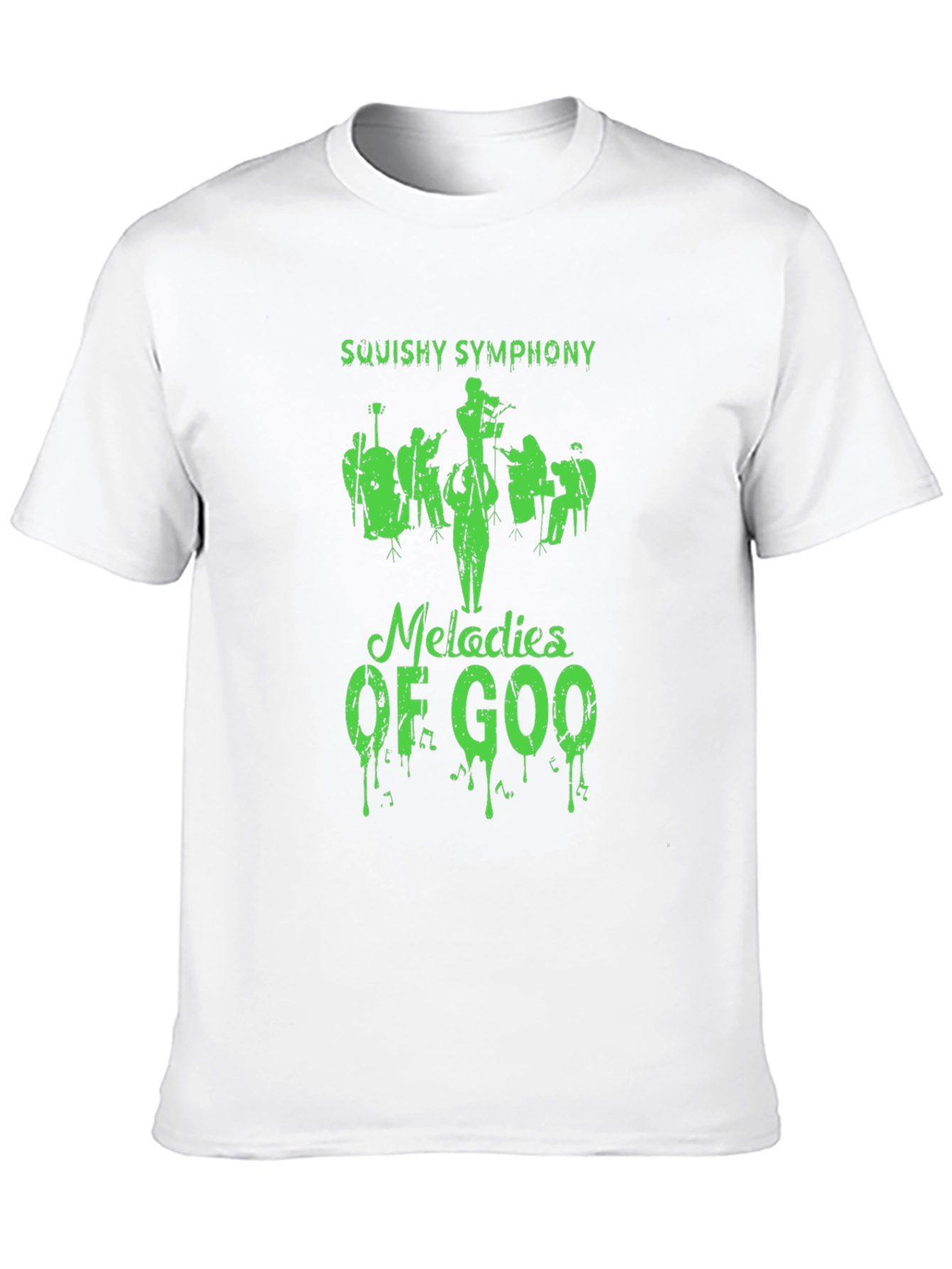 Camiseta Negra Squishy Symphony Melodías de Goo