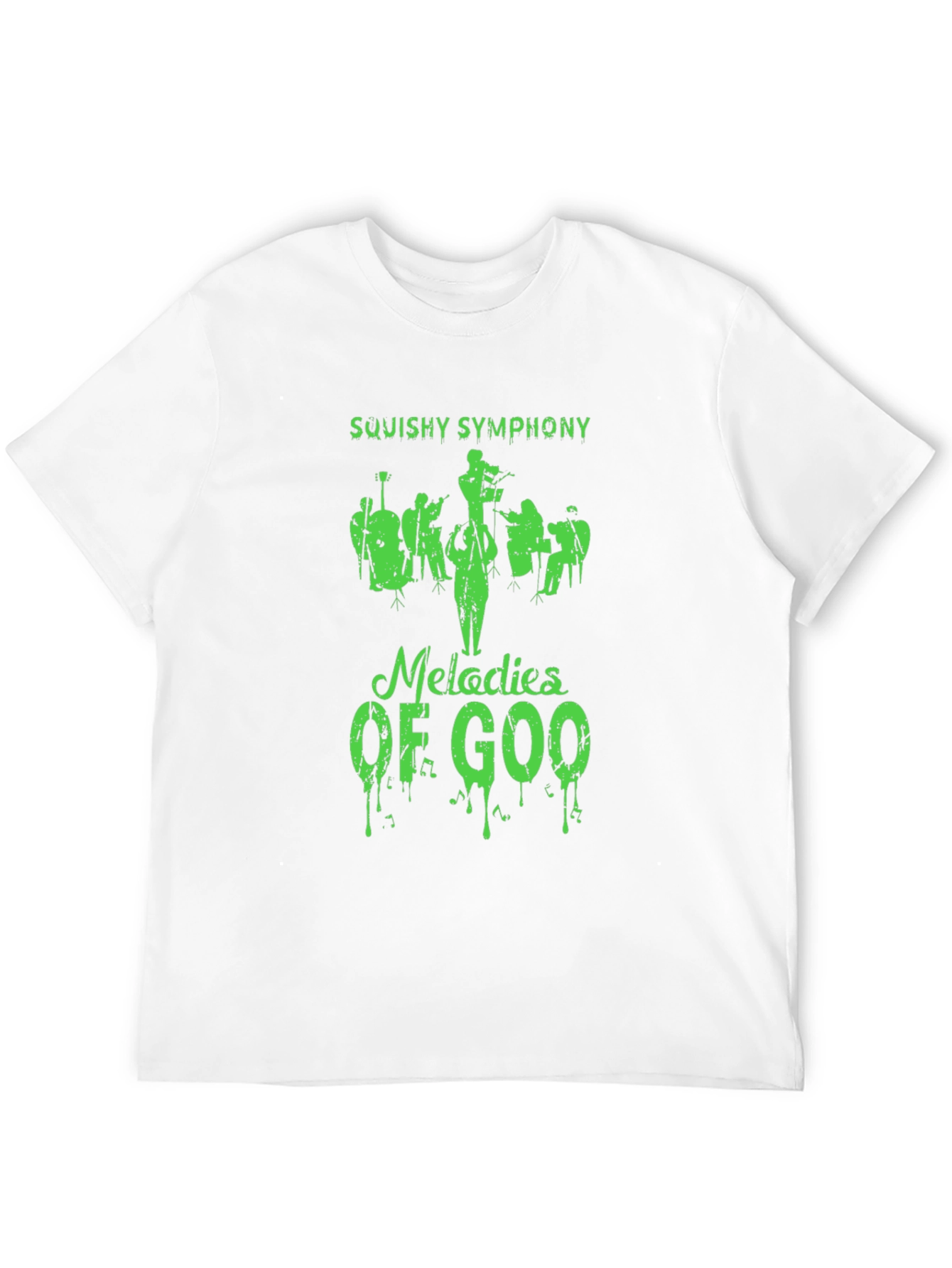 Camiseta Negra Squishy Symphony Melodías de Goo
