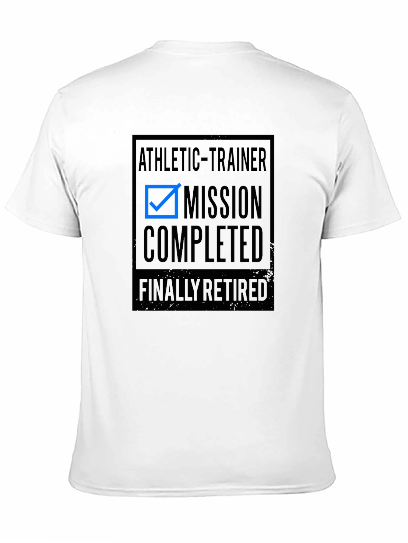 Camiseta Negra: Entrenador Atlético - Misión Cumplida