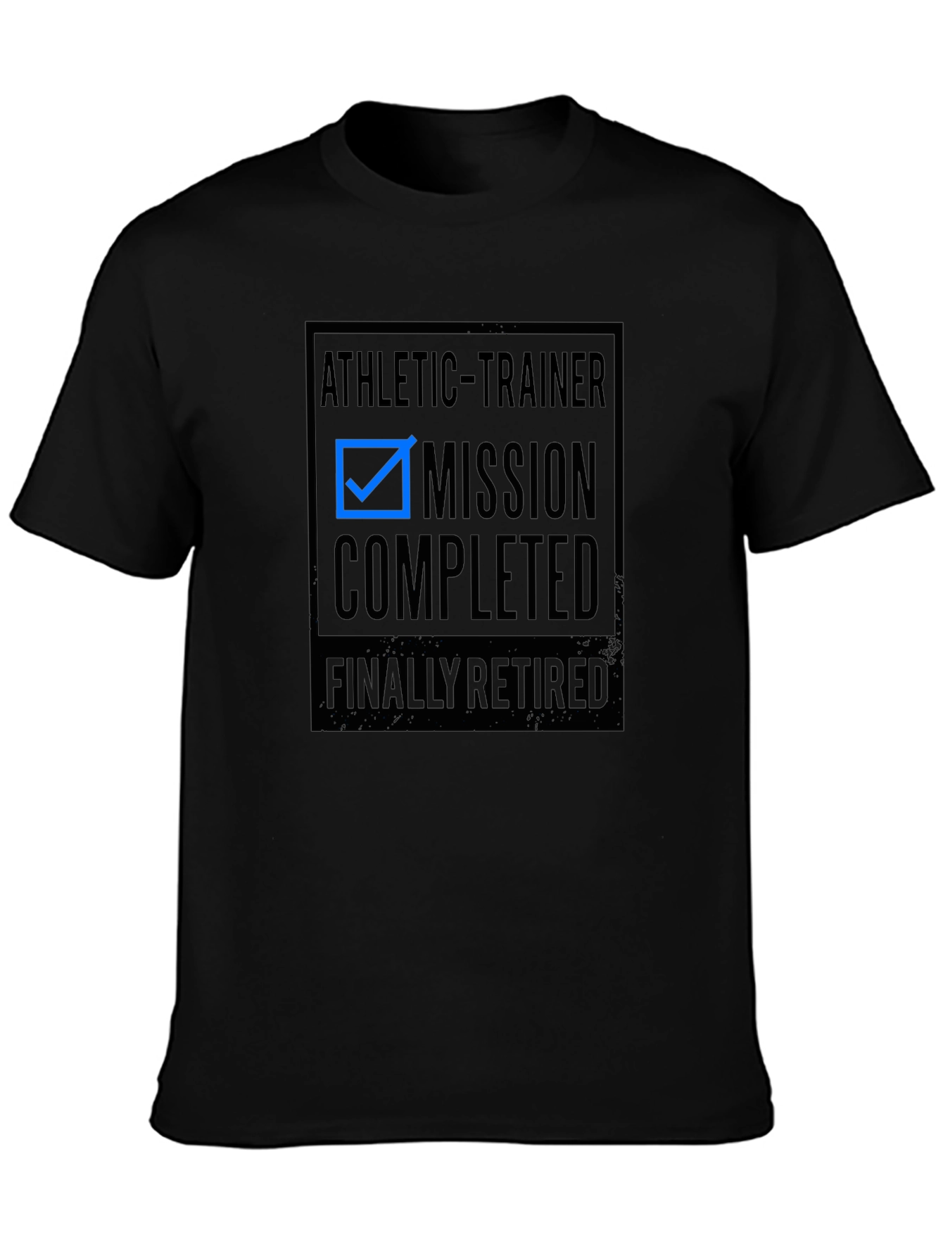 Camiseta Negra: Entrenador Atlético - Misión Cumplida