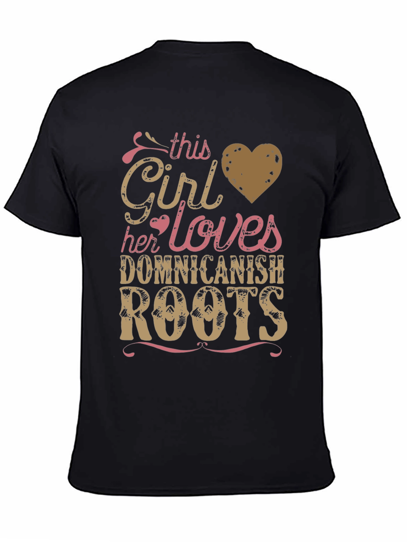 Camiseta Dominicana: Chica Ama Sus Raíces