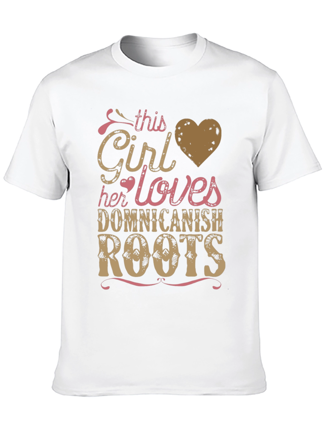 Camiseta Dominicana: Chica Ama Sus Raíces