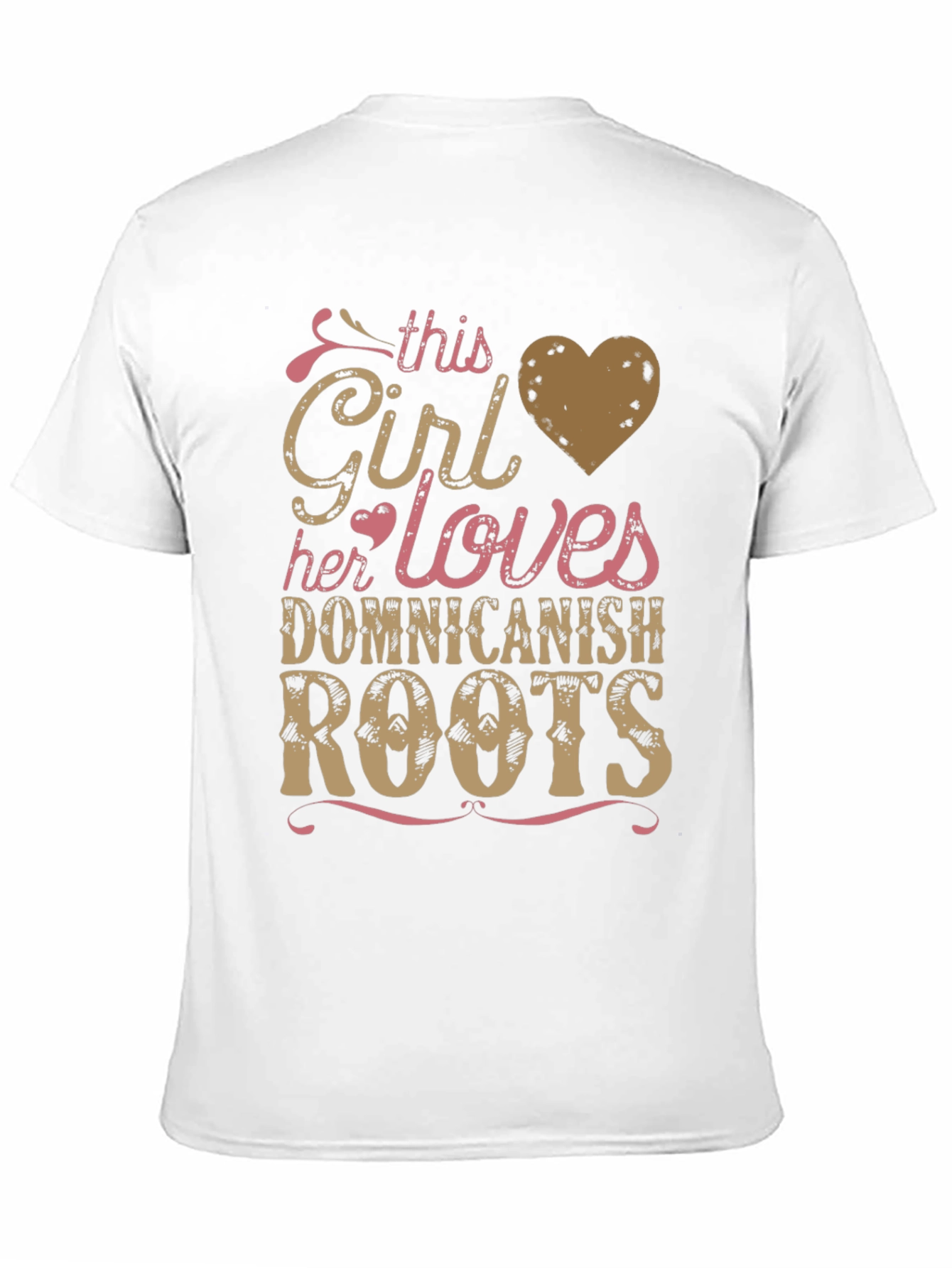 Camiseta Dominicana: Chica Ama Sus Raíces