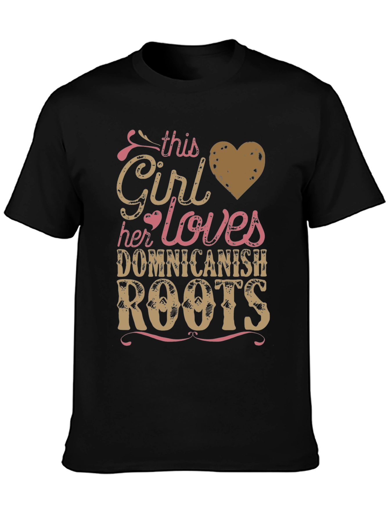 Camiseta Dominicana: Chica Ama Sus Raíces
