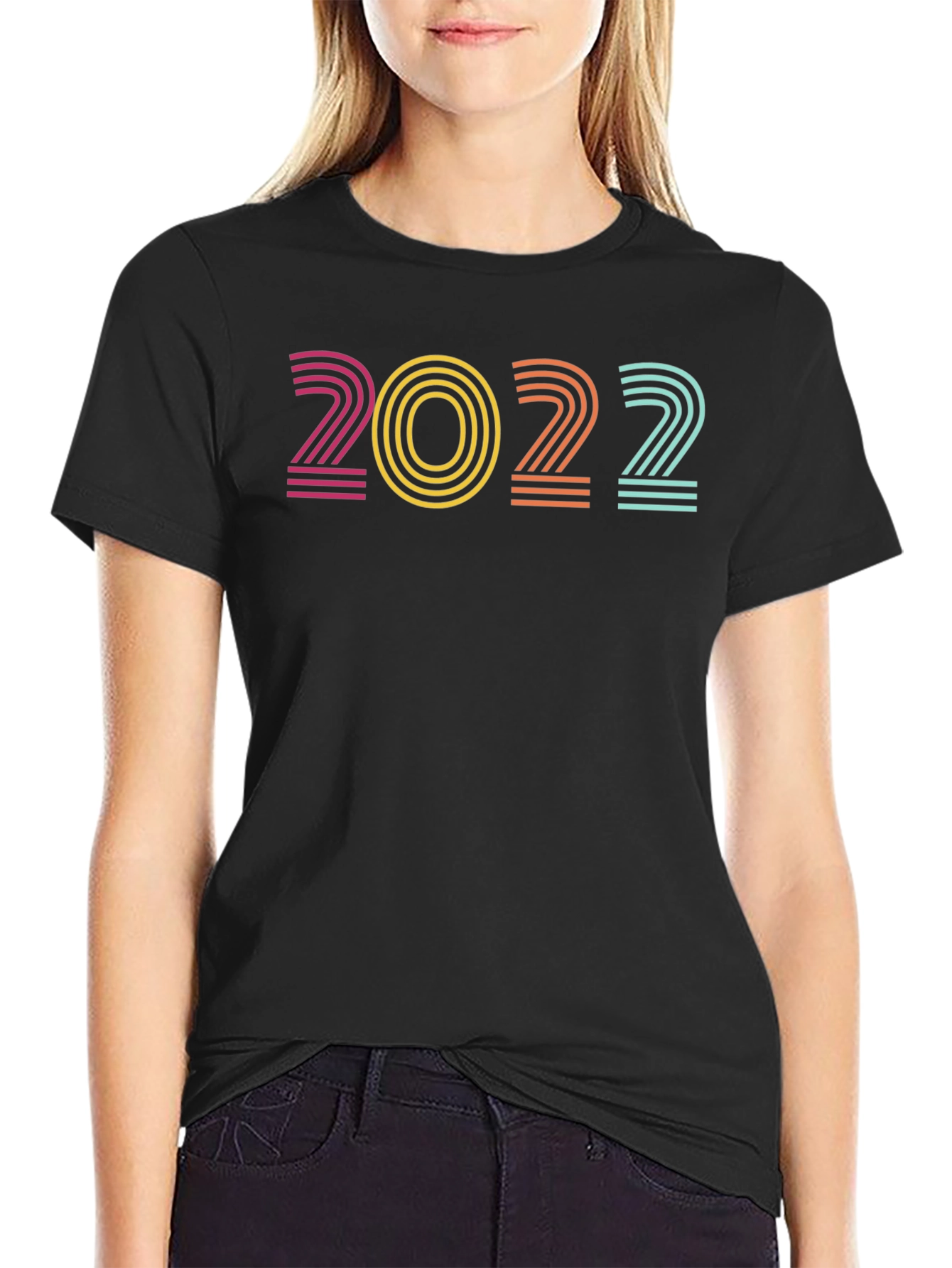 Camiseta Negra Retro 2022