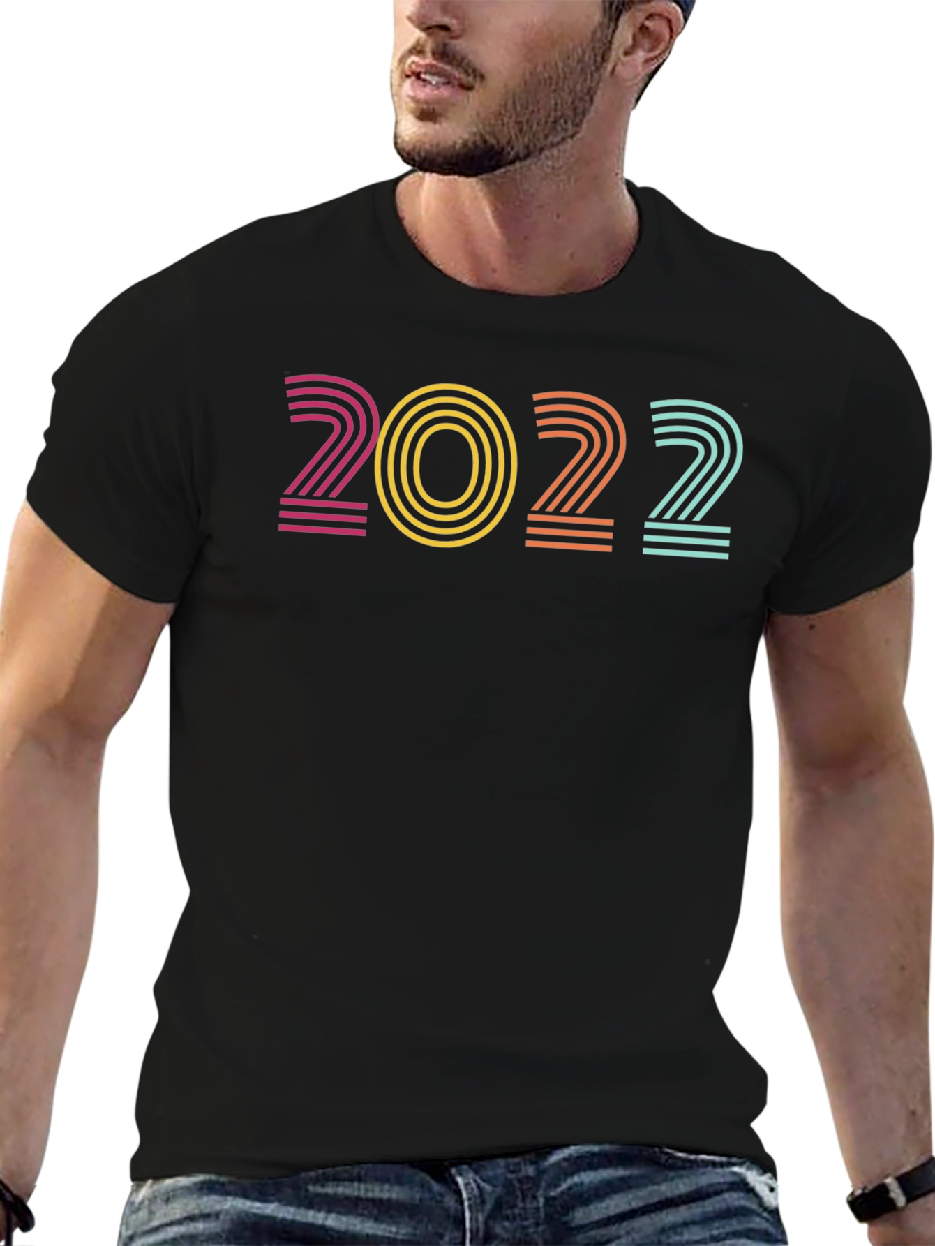 Camiseta Negra Retro 2022