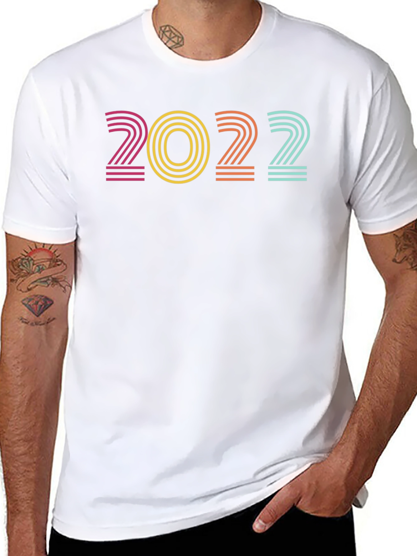 Camiseta Negra Retro 2022