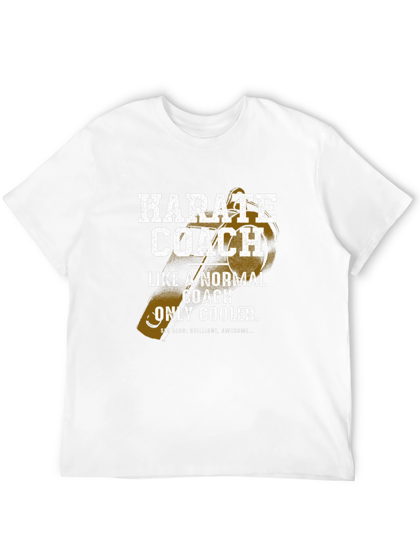 Camiseta Negra: Entrenador de Karate - Más Genial