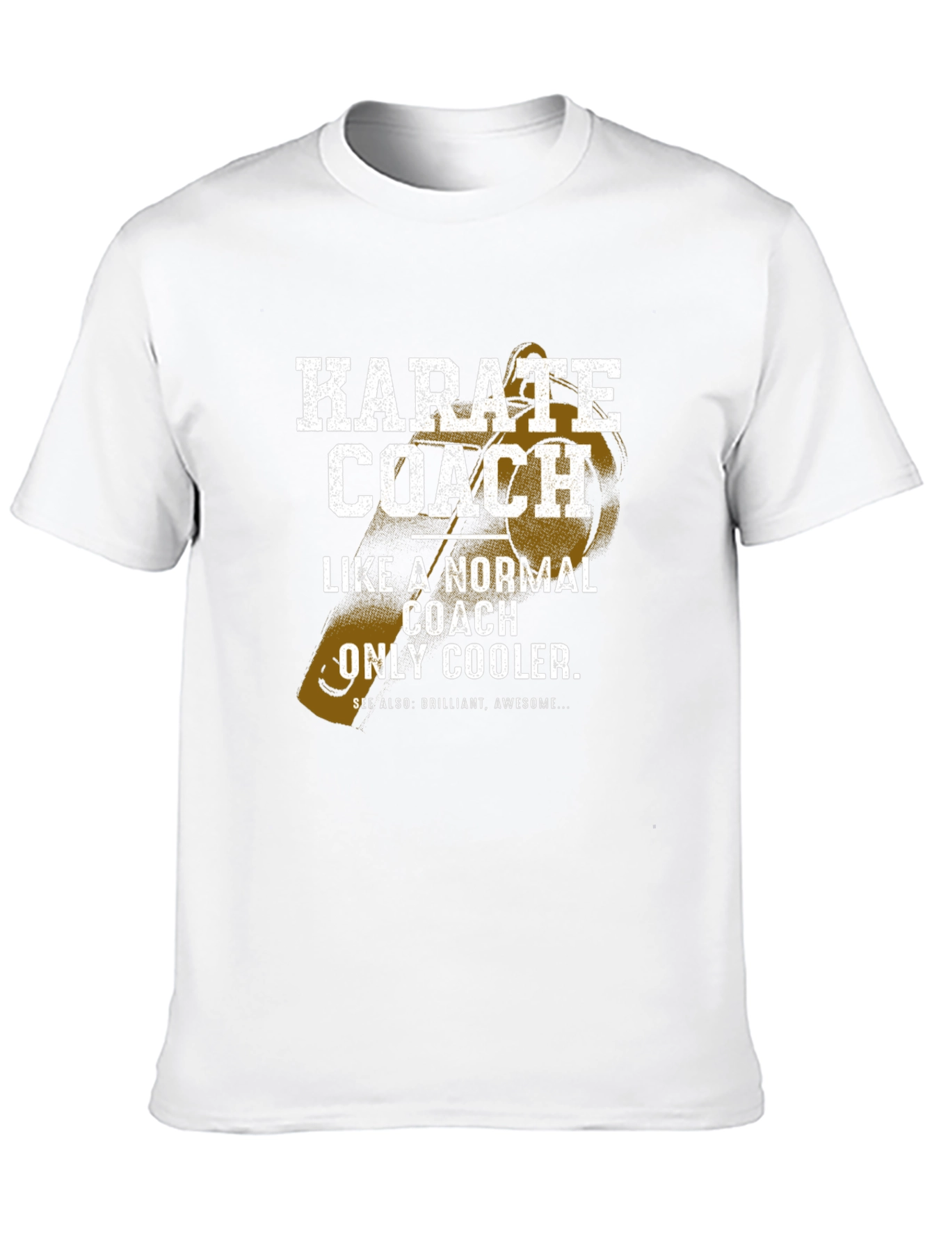 Camiseta Negra: Entrenador de Karate - Más Genial