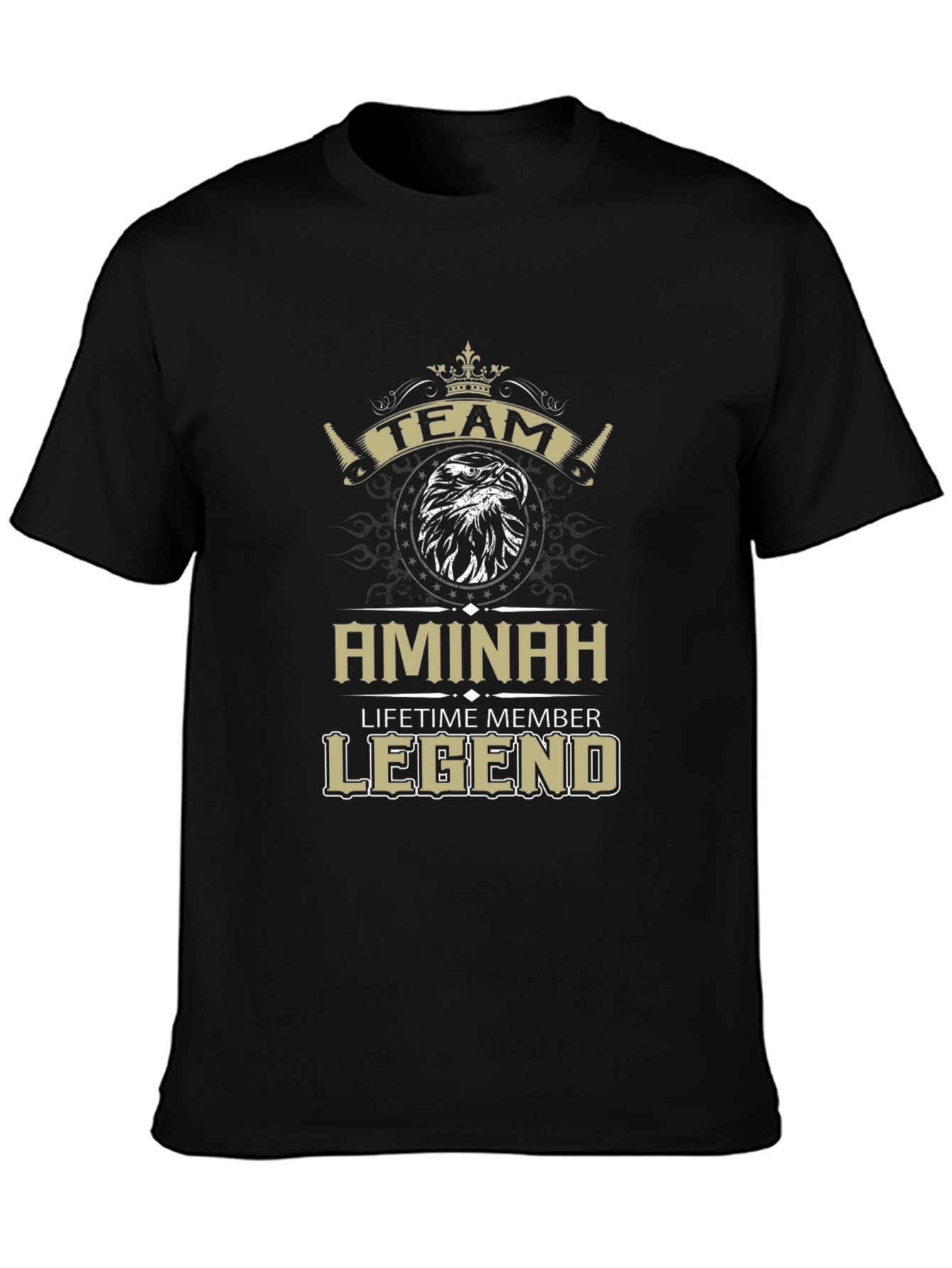 Camiseta Negra Team Aminah Legend