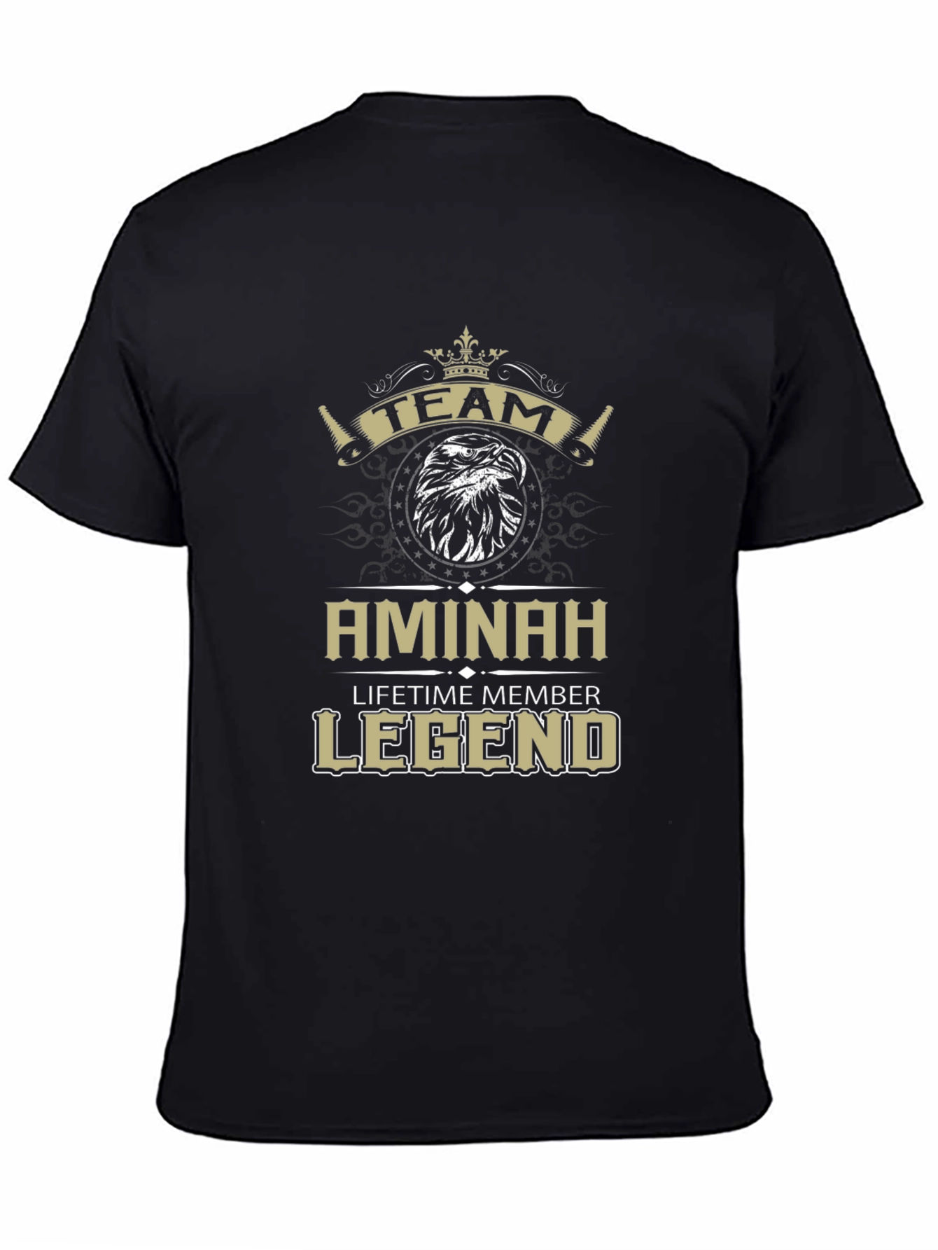 Camiseta Negra Team Aminah Legend