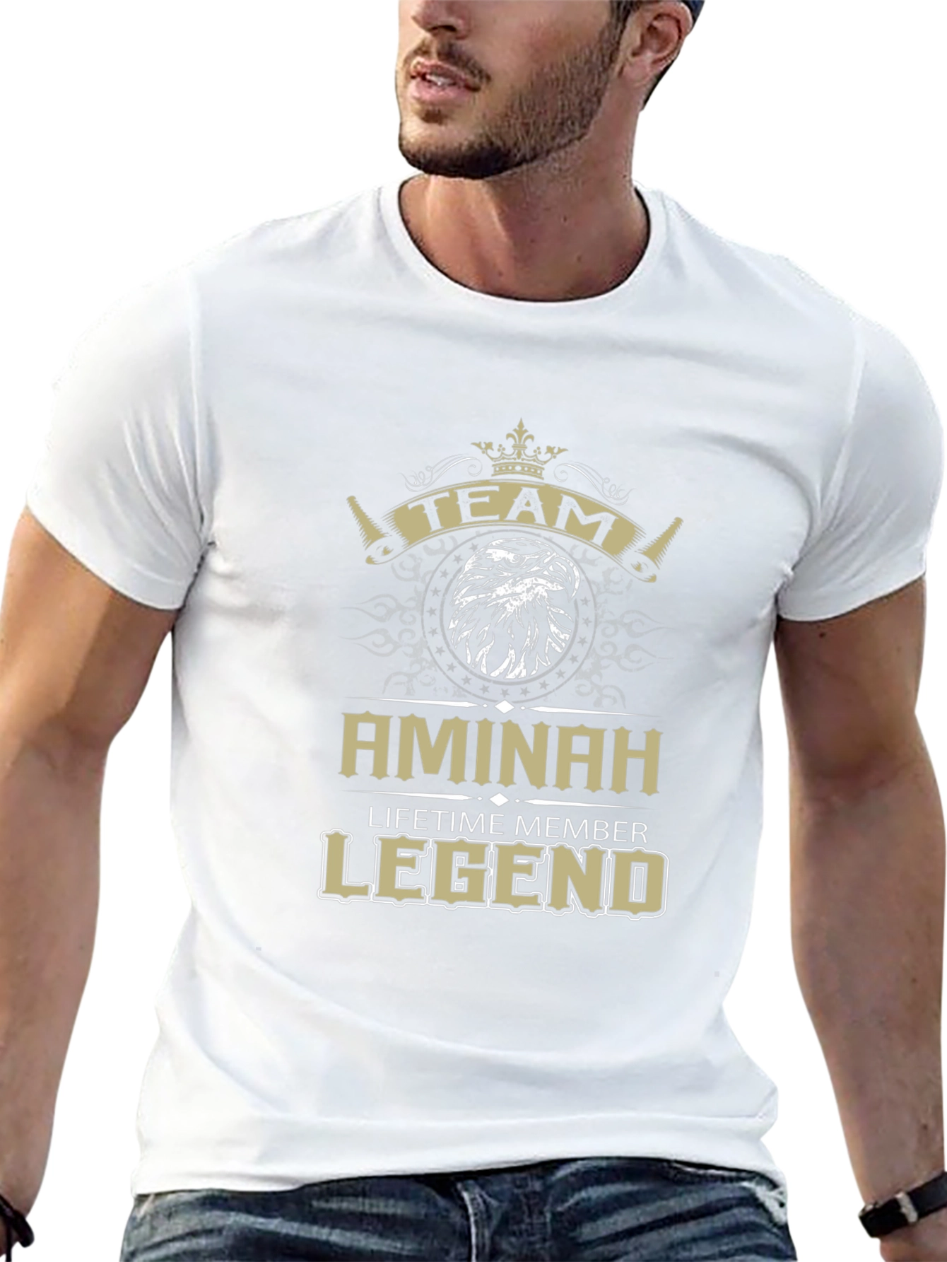Camiseta Negra Team Aminah Legend