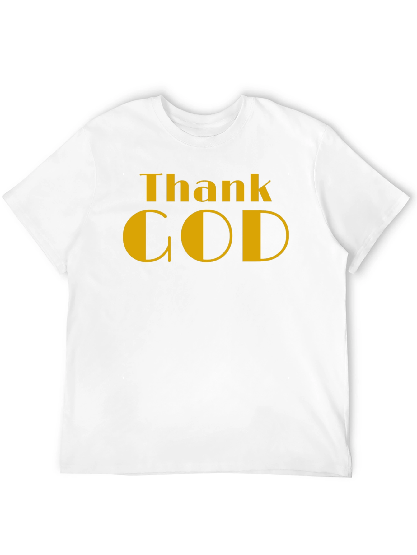 Camiseta Negra Thank God - Estilo y Gratitud