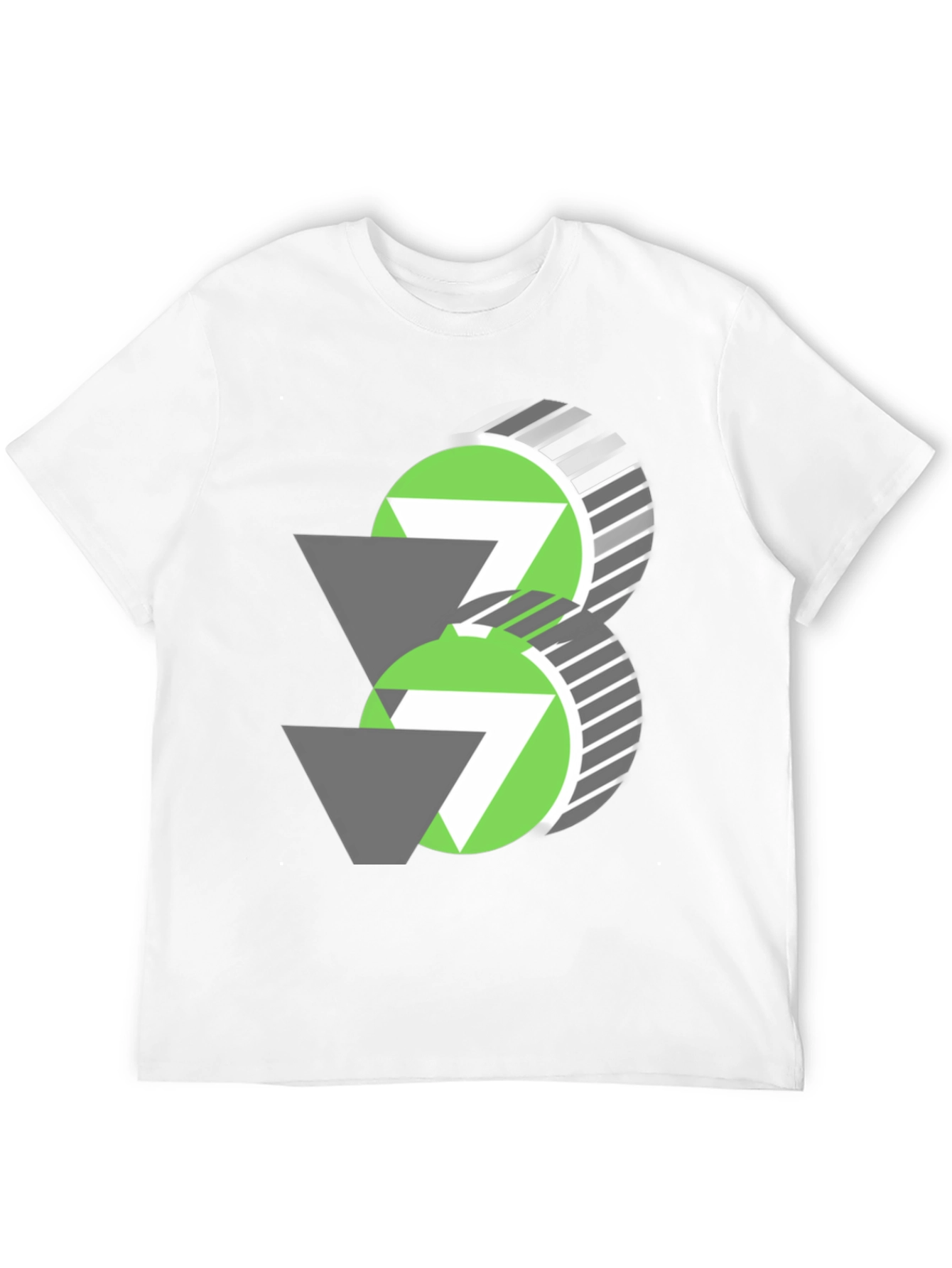 Camiseta Negra con Diseño Abstracto Moderno