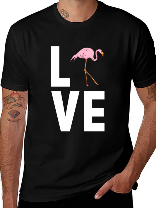 Camiseta Negra LOVE Flamenco para Hombre