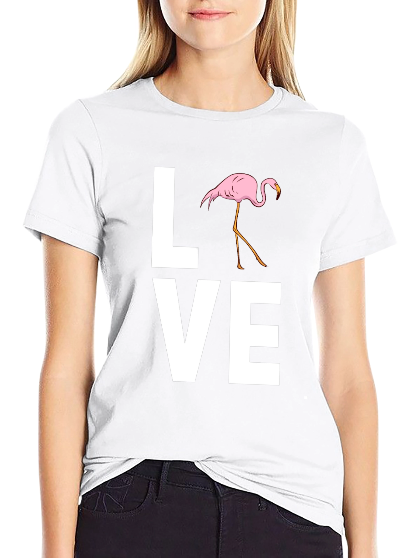 Camiseta Negra LOVE Flamenco para Hombre
