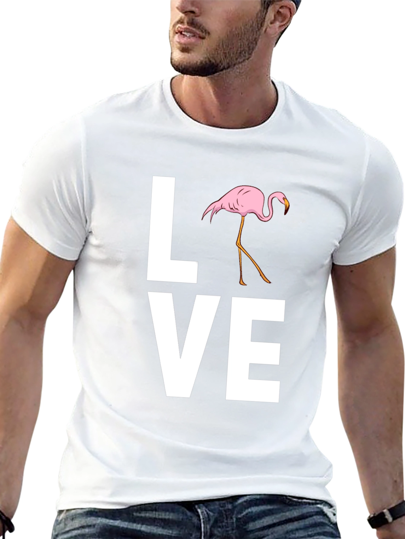 Camiseta Negra LOVE Flamenco para Hombre
