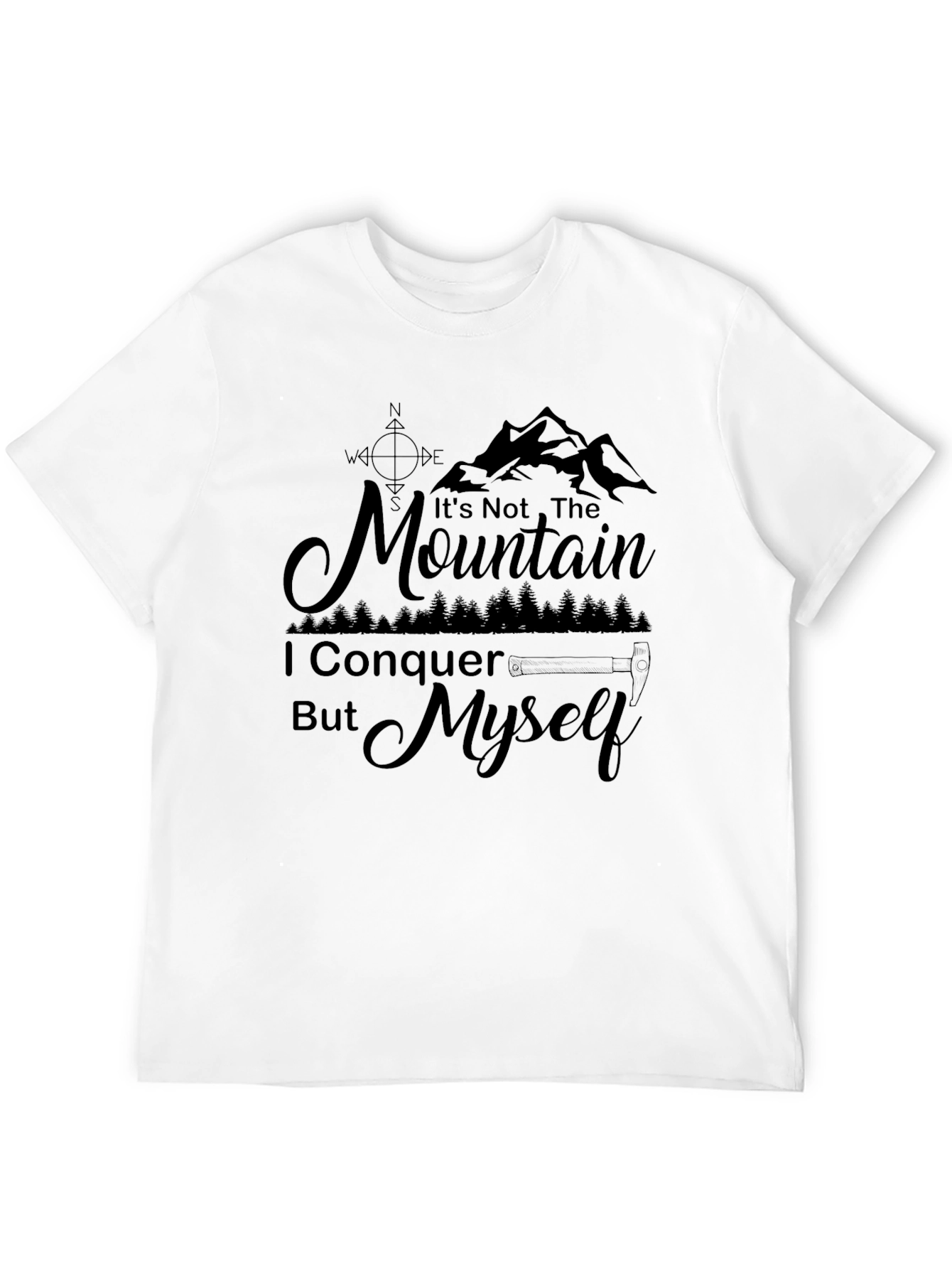 Camiseta Negra La Montaña Soy Yo
