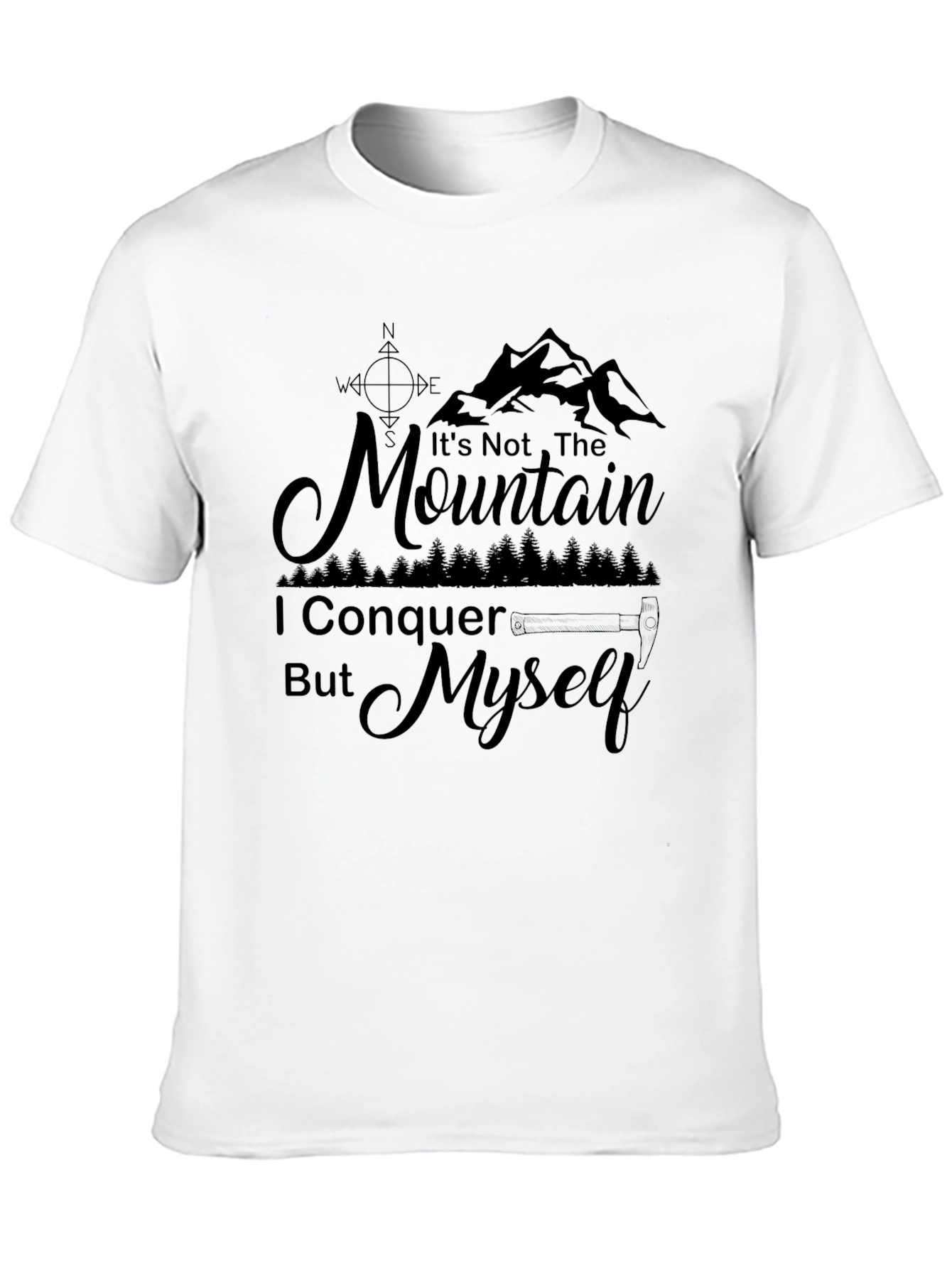 Camiseta Negra La Montaña Soy Yo