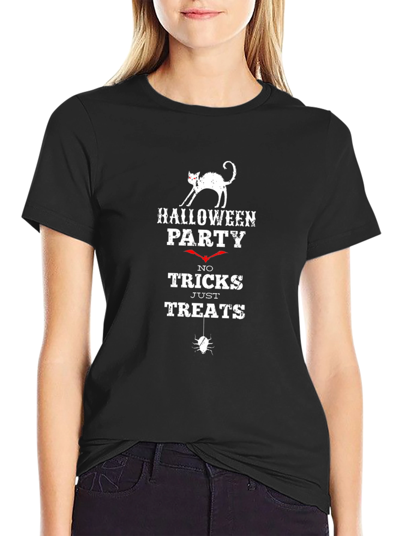 Camiseta Fiesta de Halloween: Trucos No Sólo Golosinas