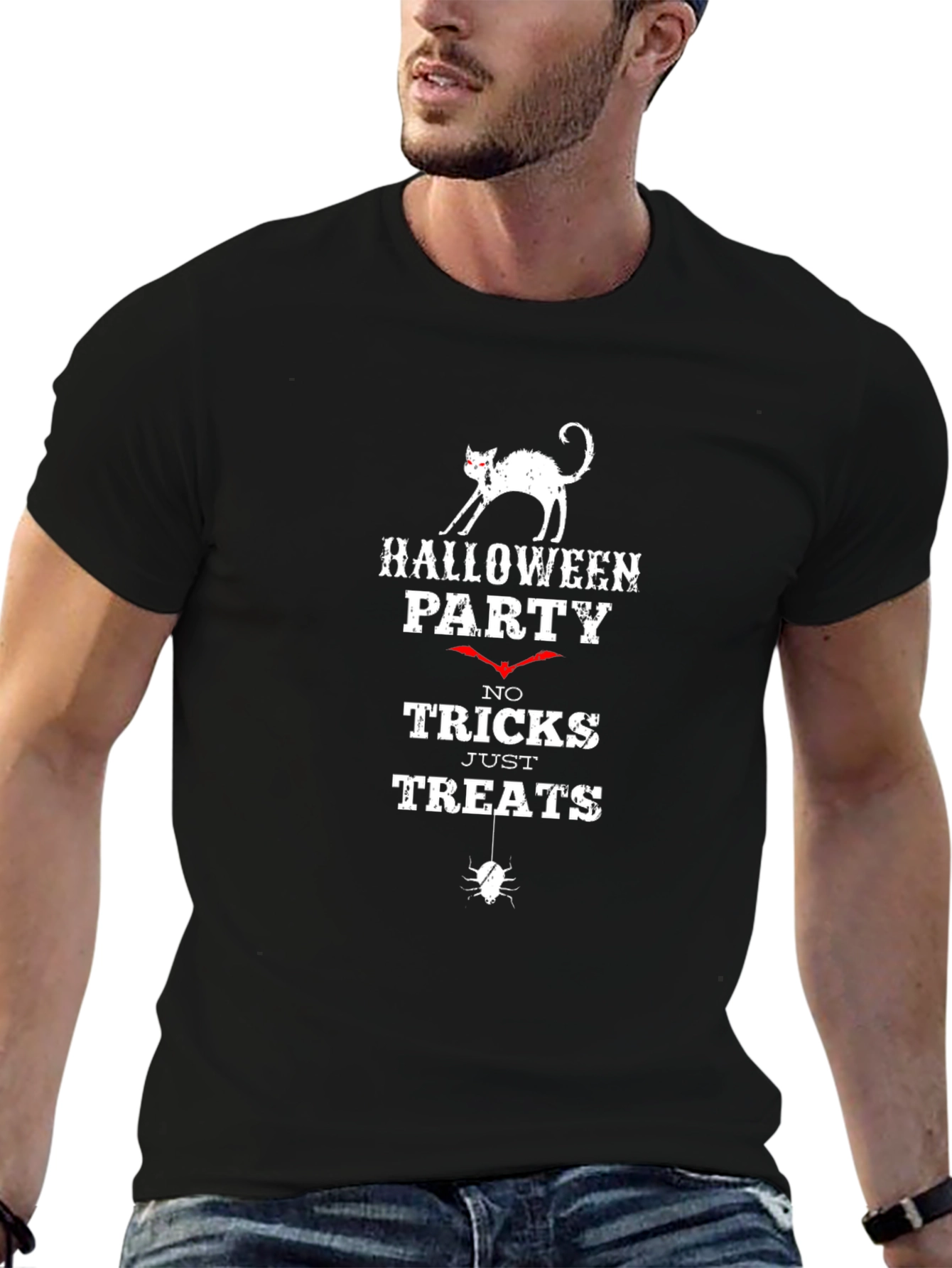 Camiseta Fiesta de Halloween: Trucos No Sólo Golosinas