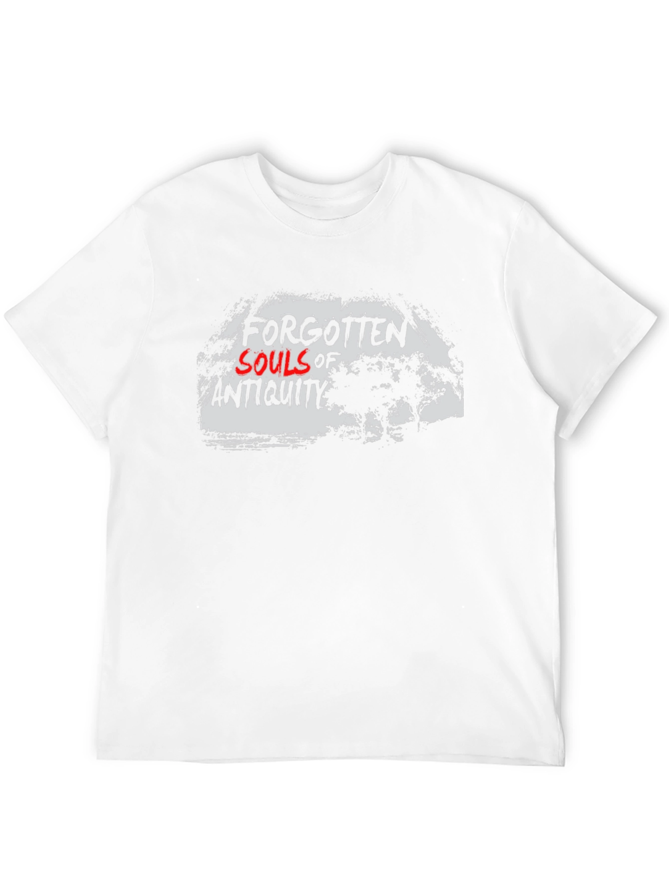 Camiseta Negra con Diseño Almas Olvidadas de la Antigüedad