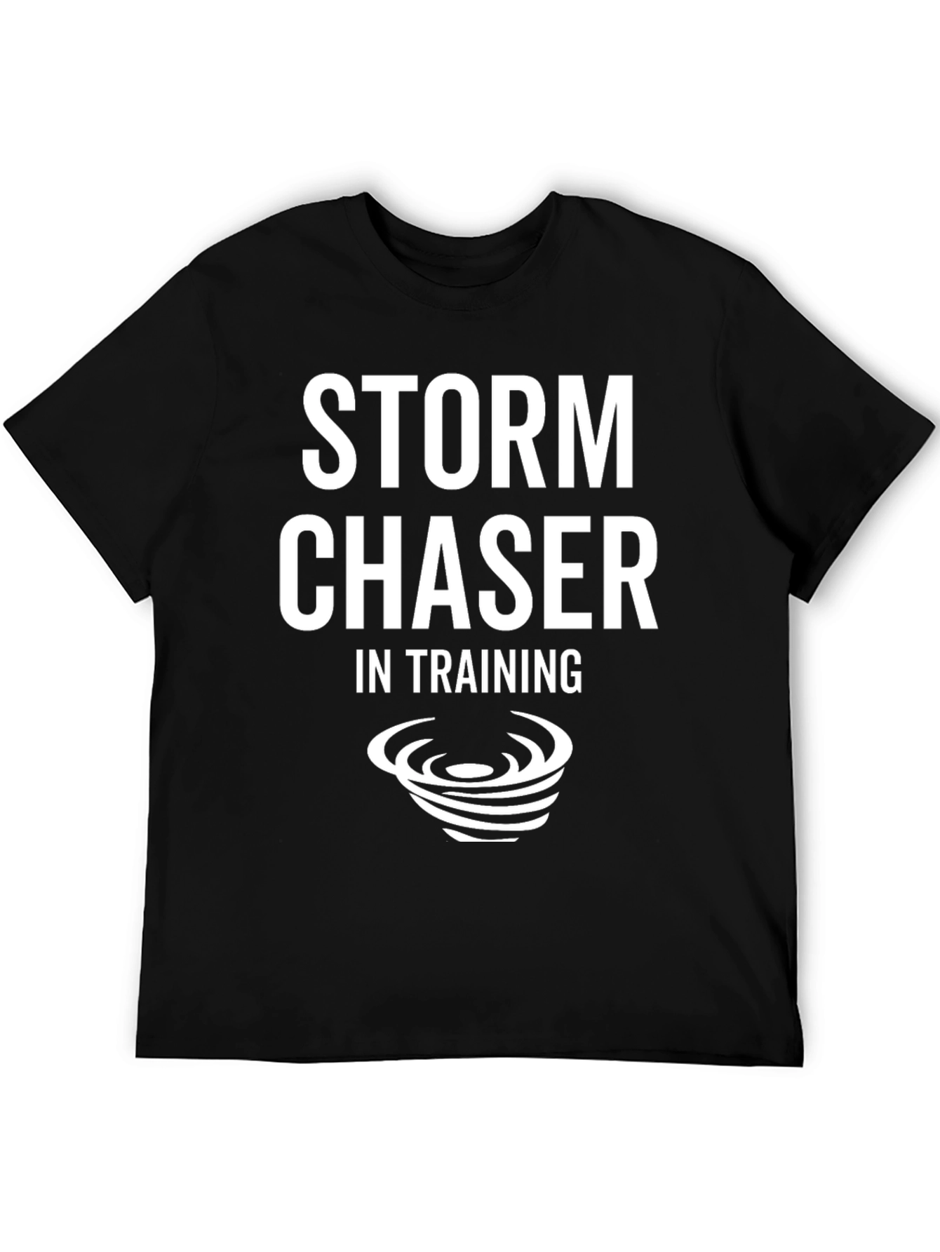Camiseta Negra Storm Chaser in Training