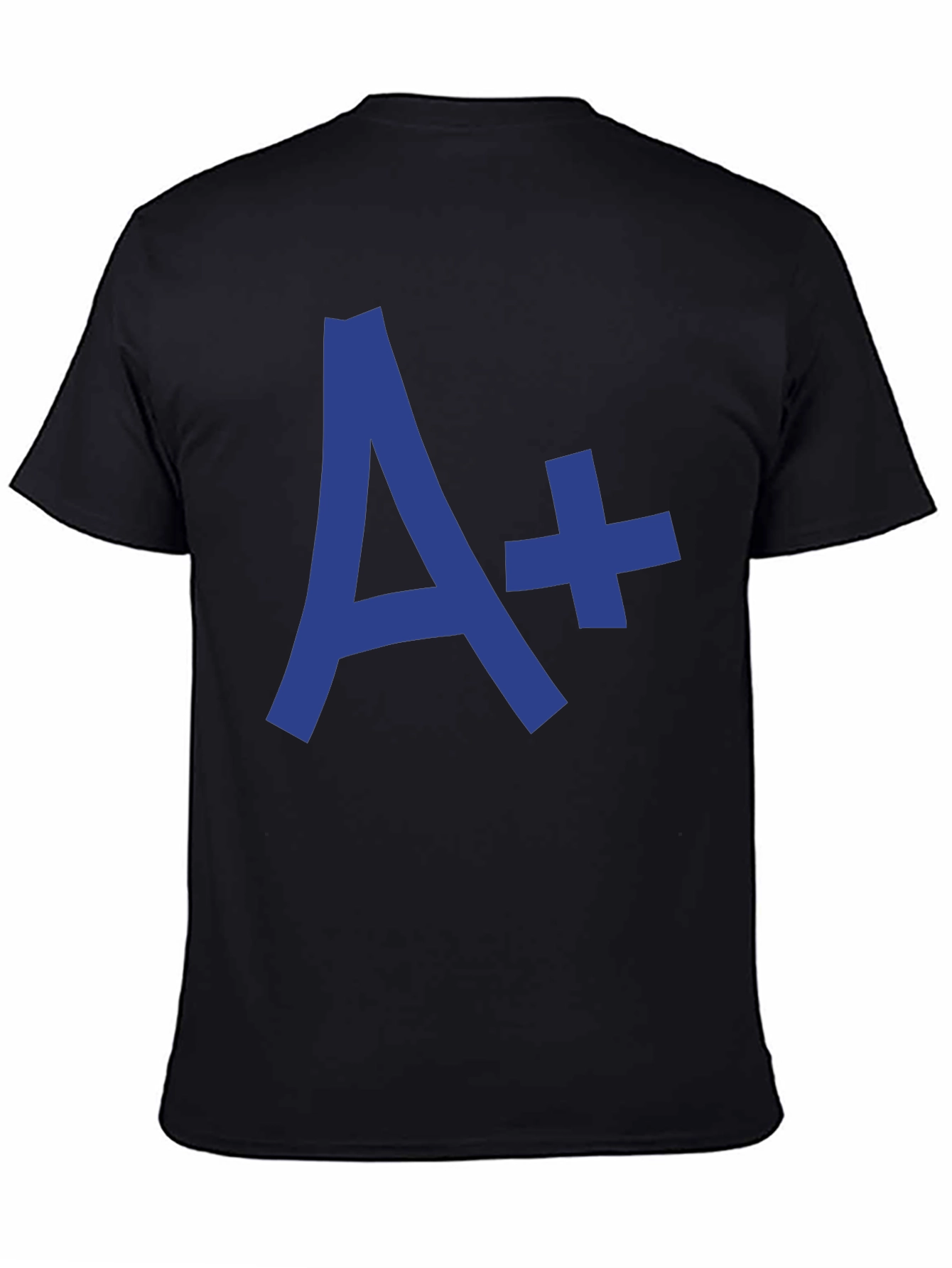 Camiseta Negra A+ - Estilo Casual y Confortable