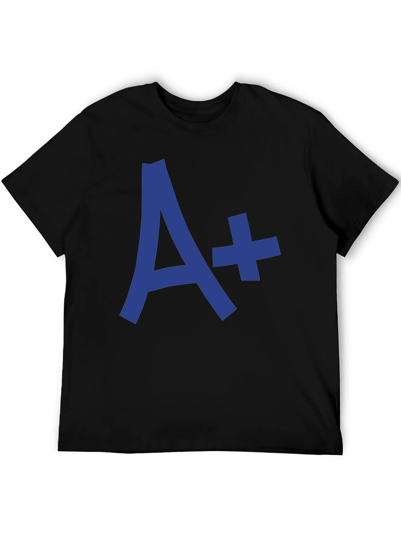Camiseta Negra A+ - Estilo Casual y Confortable
