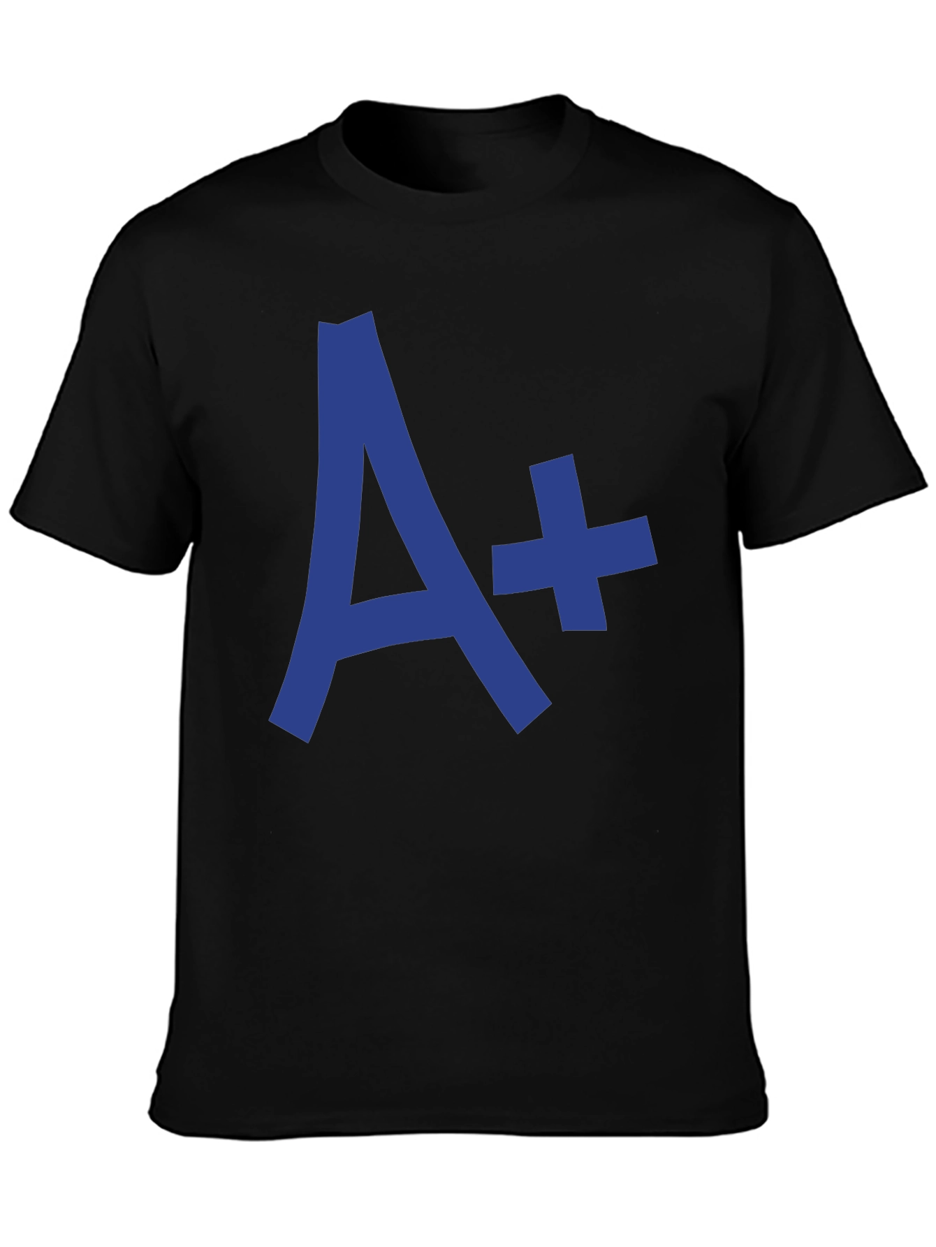 Camiseta Negra A+ - Estilo Casual y Confortable