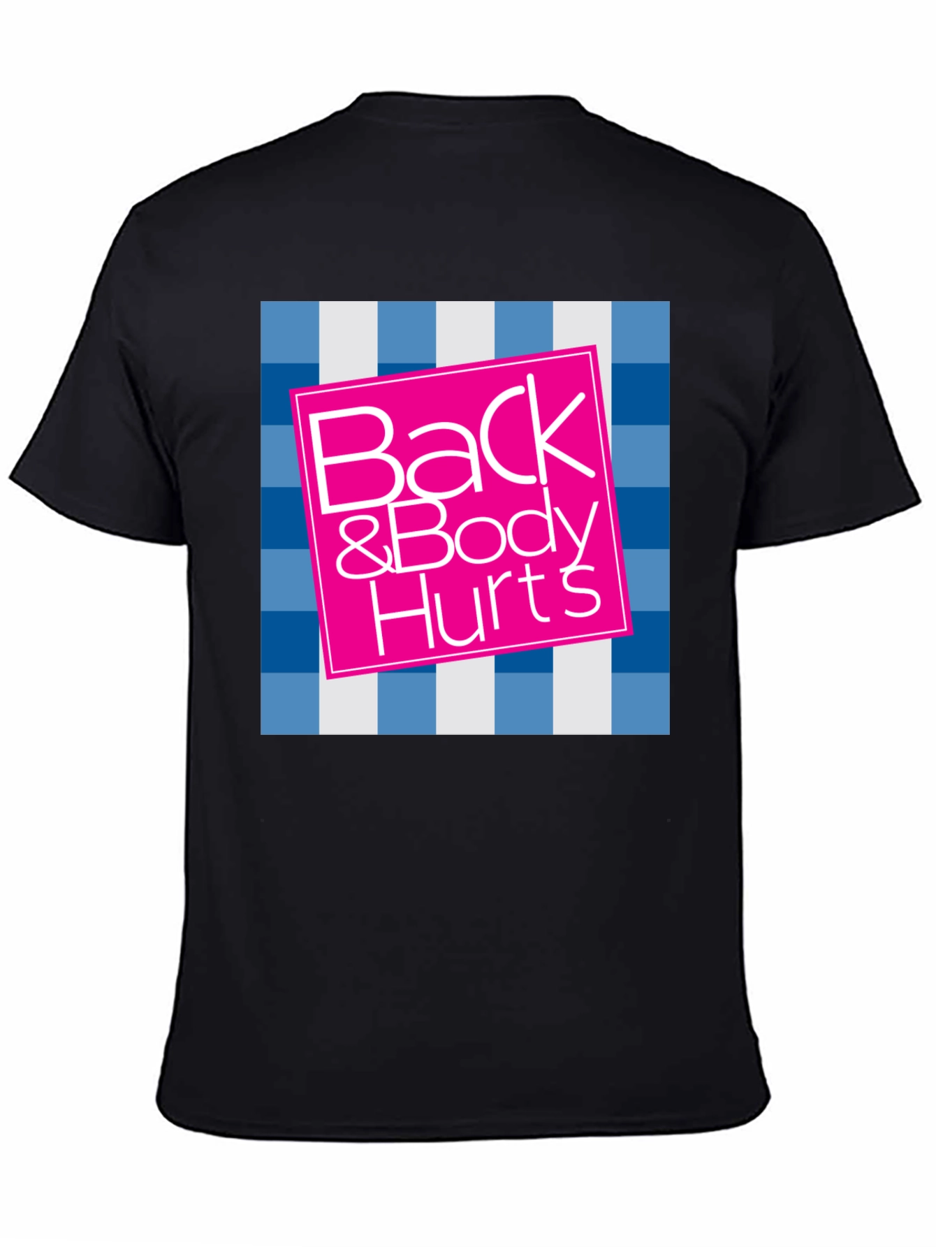 Camiseta Negra Back & Body Hurts