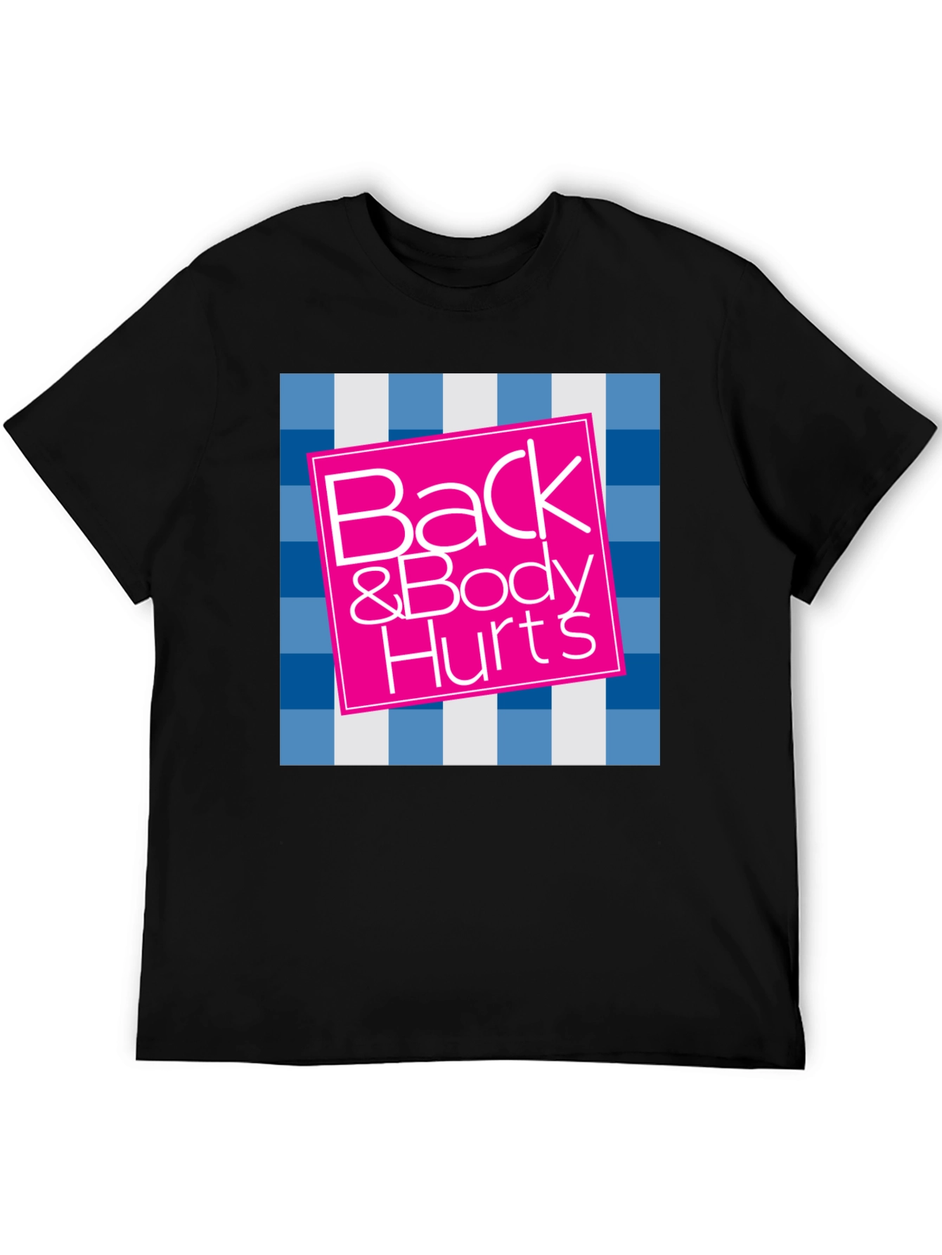Camiseta Negra Back & Body Hurts