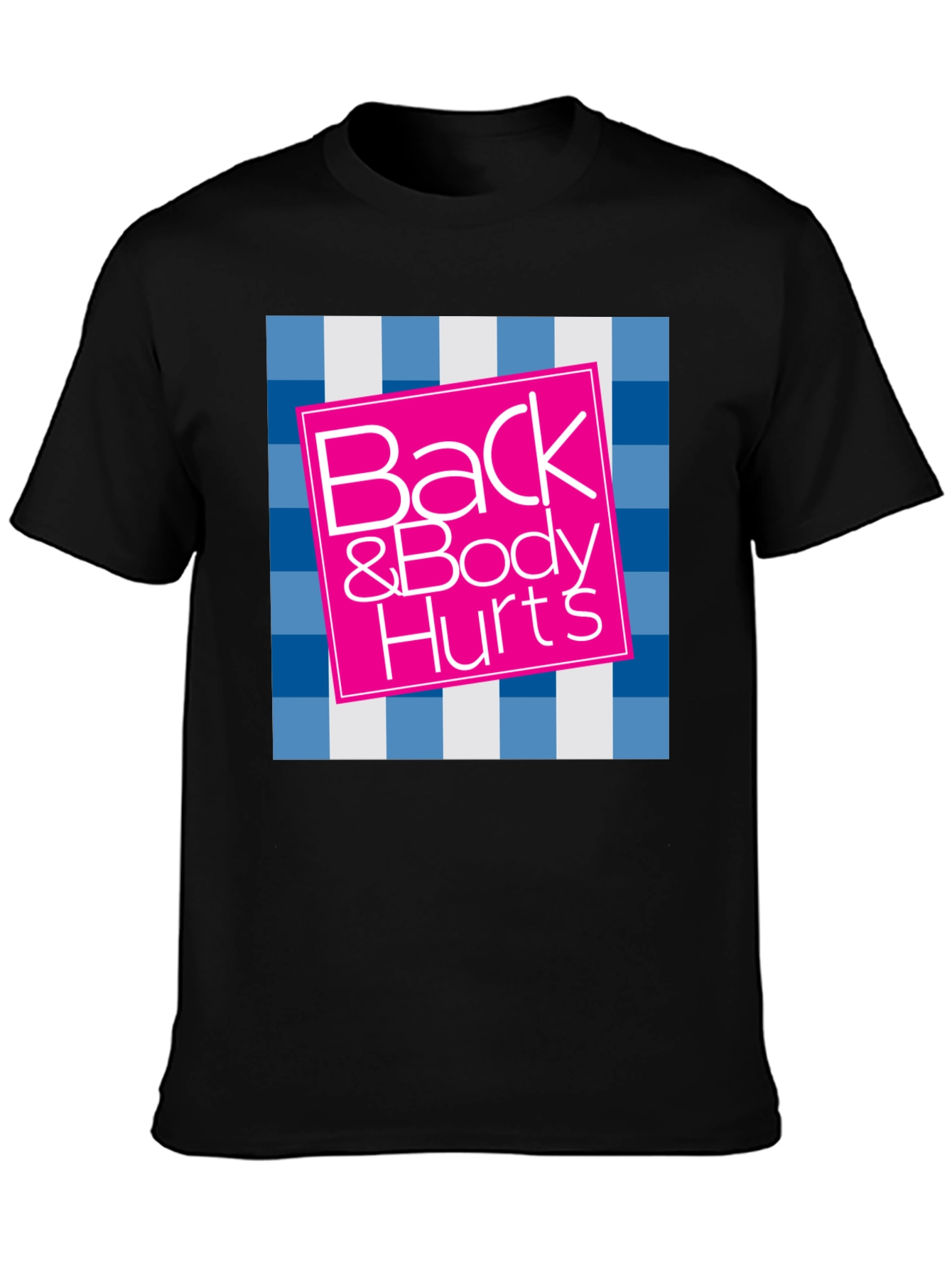 Camiseta Negra Back & Body Hurts
