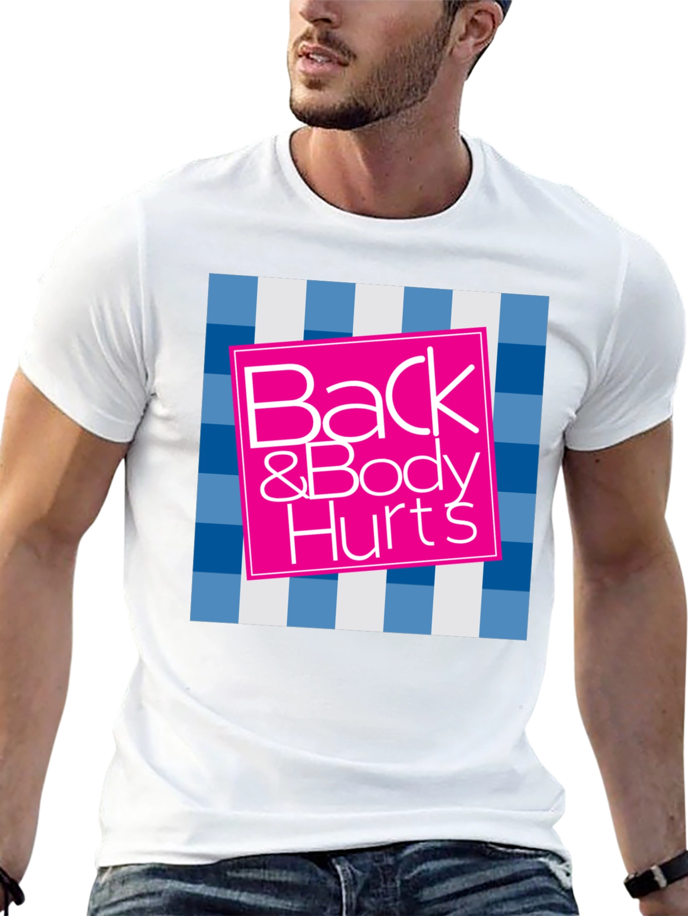 Camiseta Negra Back & Body Hurts