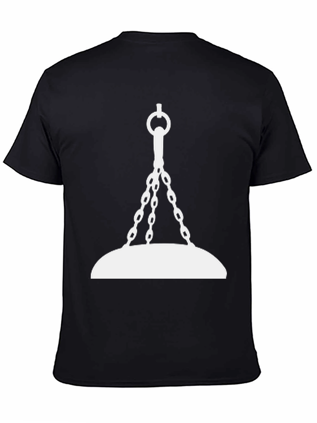 Camiseta Negra con Diseño de Bola Demoledora