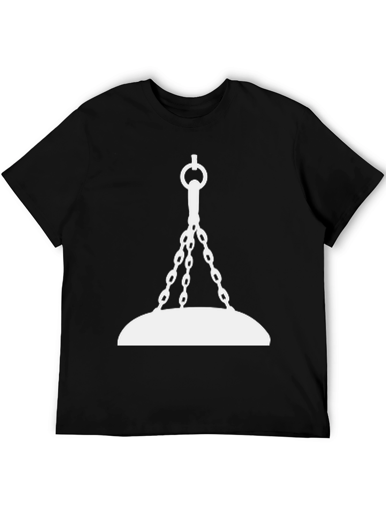 Camiseta Negra con Diseño de Bola Demoledora