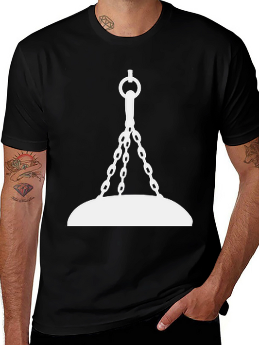 Camiseta Negra con Diseño de Bola Demoledora