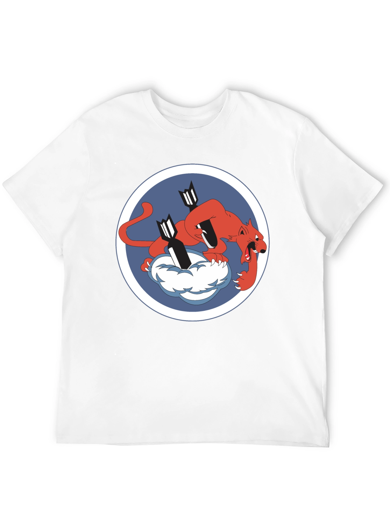 Camiseta Negra con Diseño de Tigre Bombardero