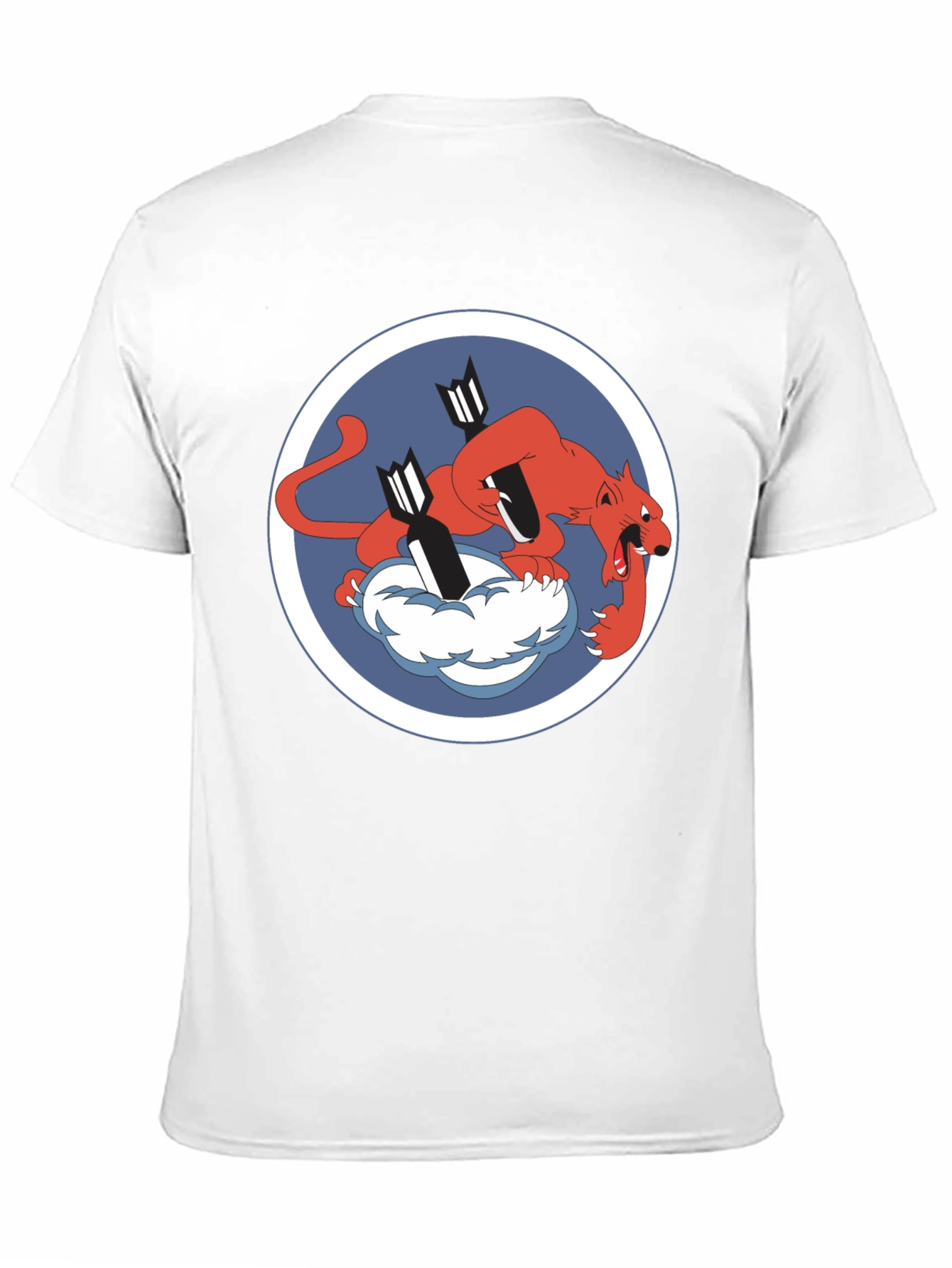 Camiseta Negra con Diseño de Tigre Bombardero
