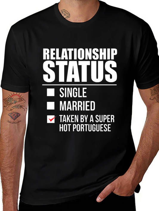 Camiseta Estado Civil: ¡Tomado por un Portugués!