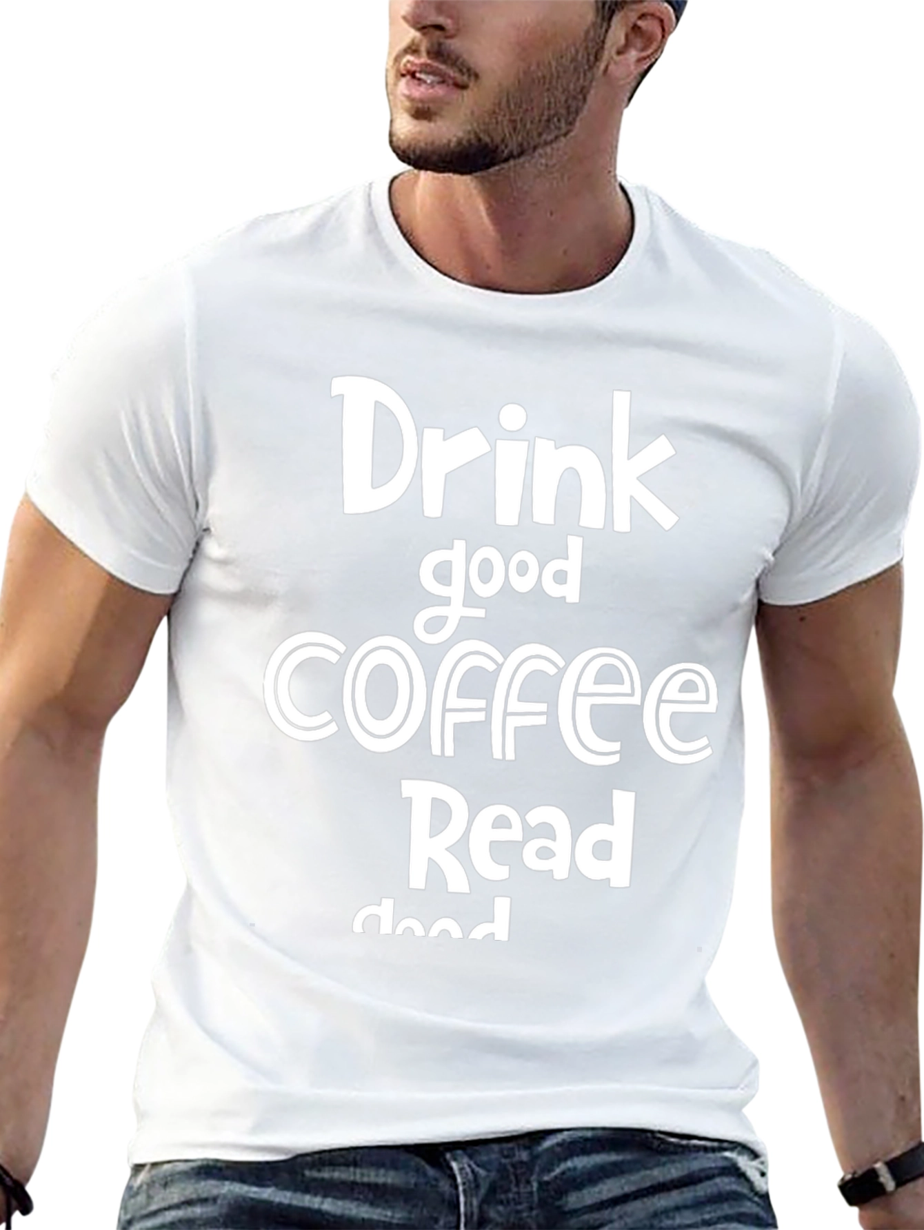 Camiseta Negra: Bebe Café Lee Libros