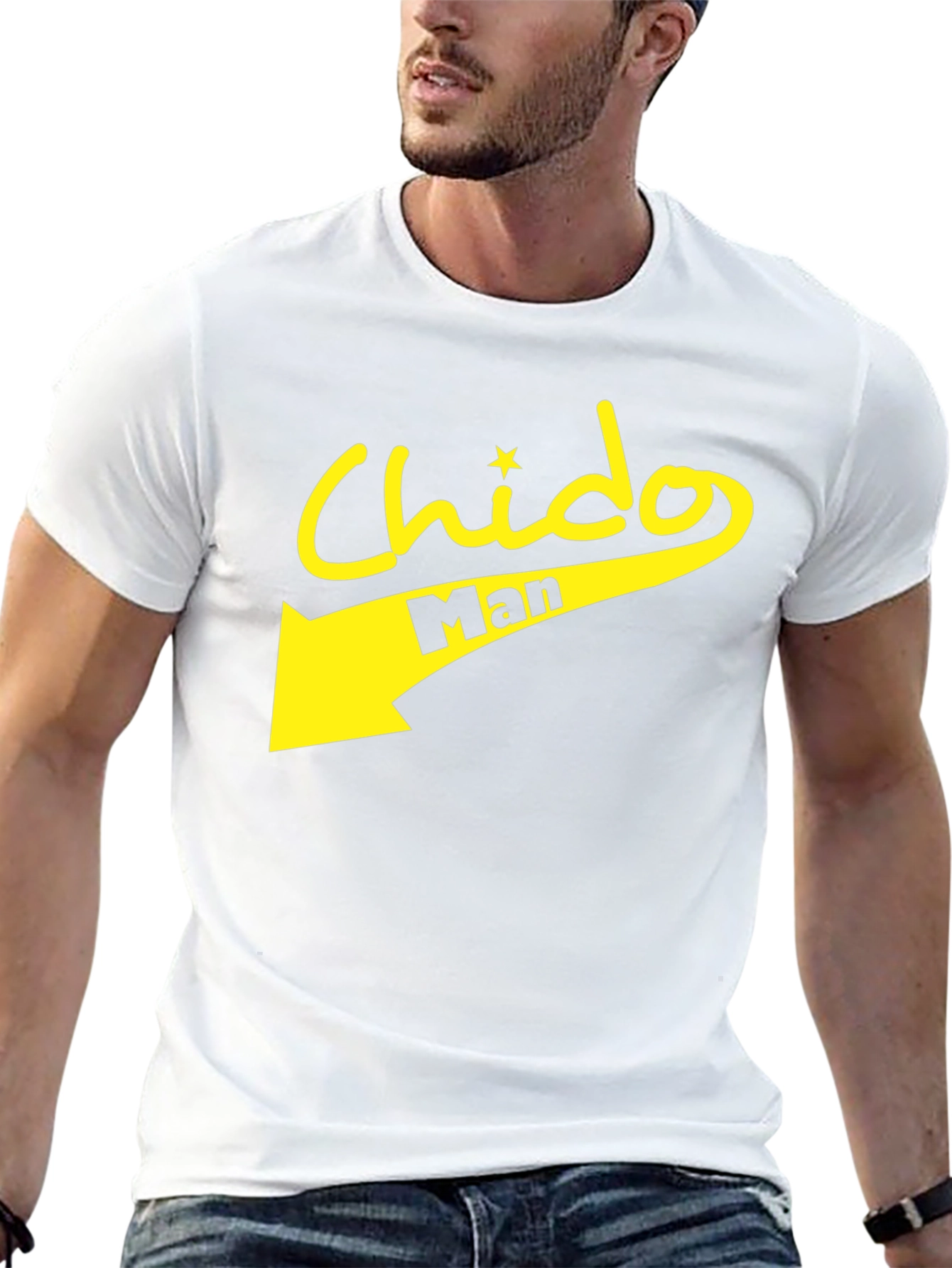 Camiseta Negra Chido Man - Estilo Casual y Atrevido