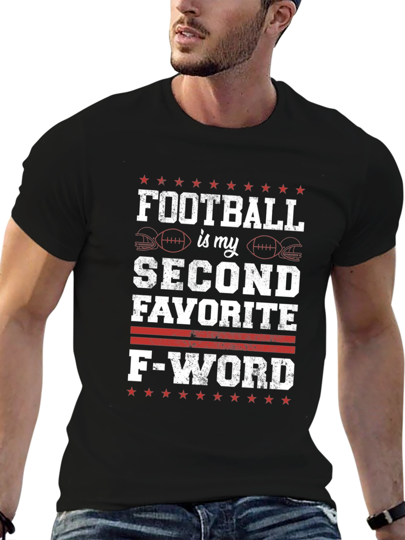Camiseta Fútbol Mi Segunda Palabra Favorita con F