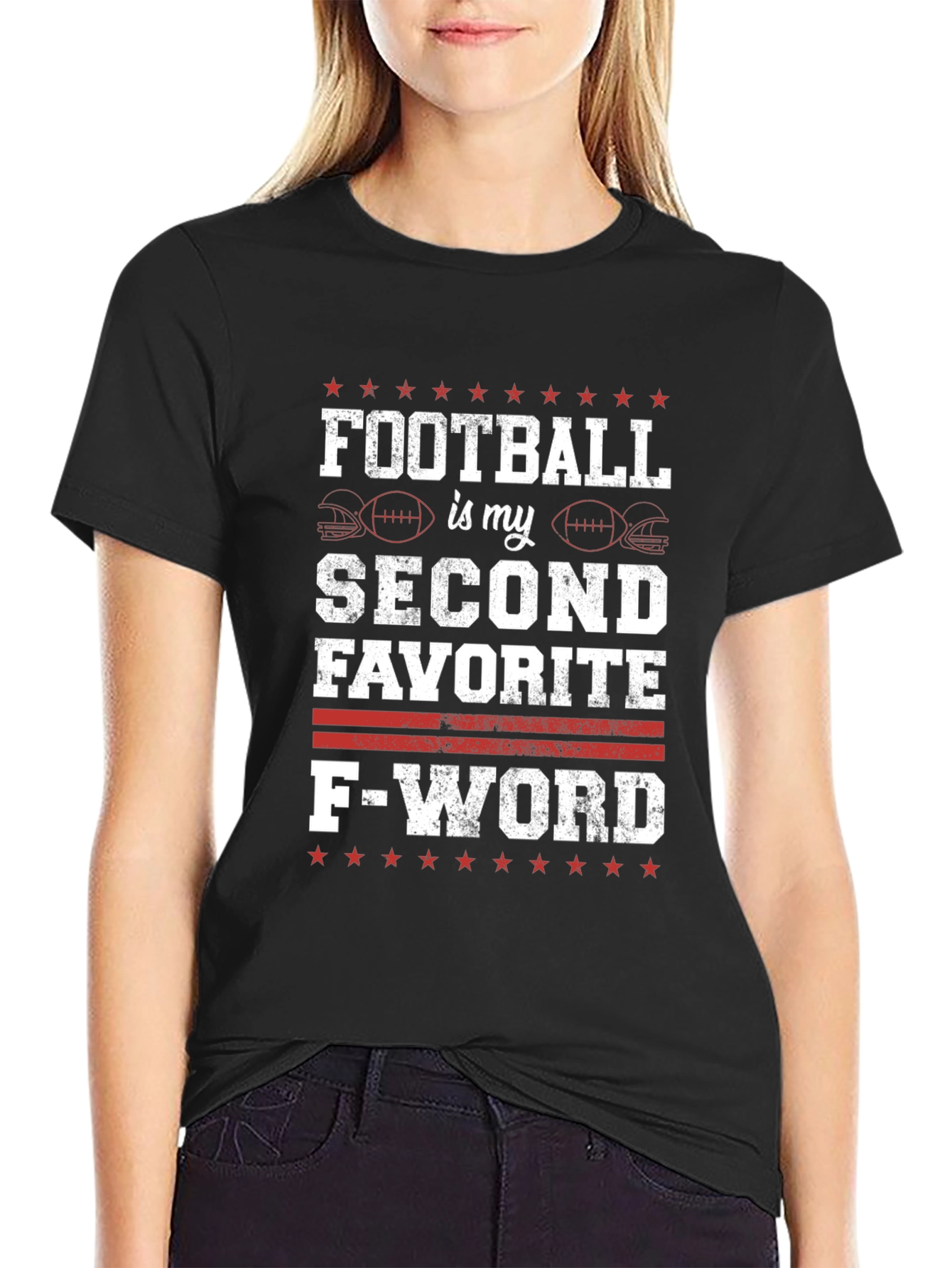 Camiseta Fútbol Mi Segunda Palabra Favorita con F