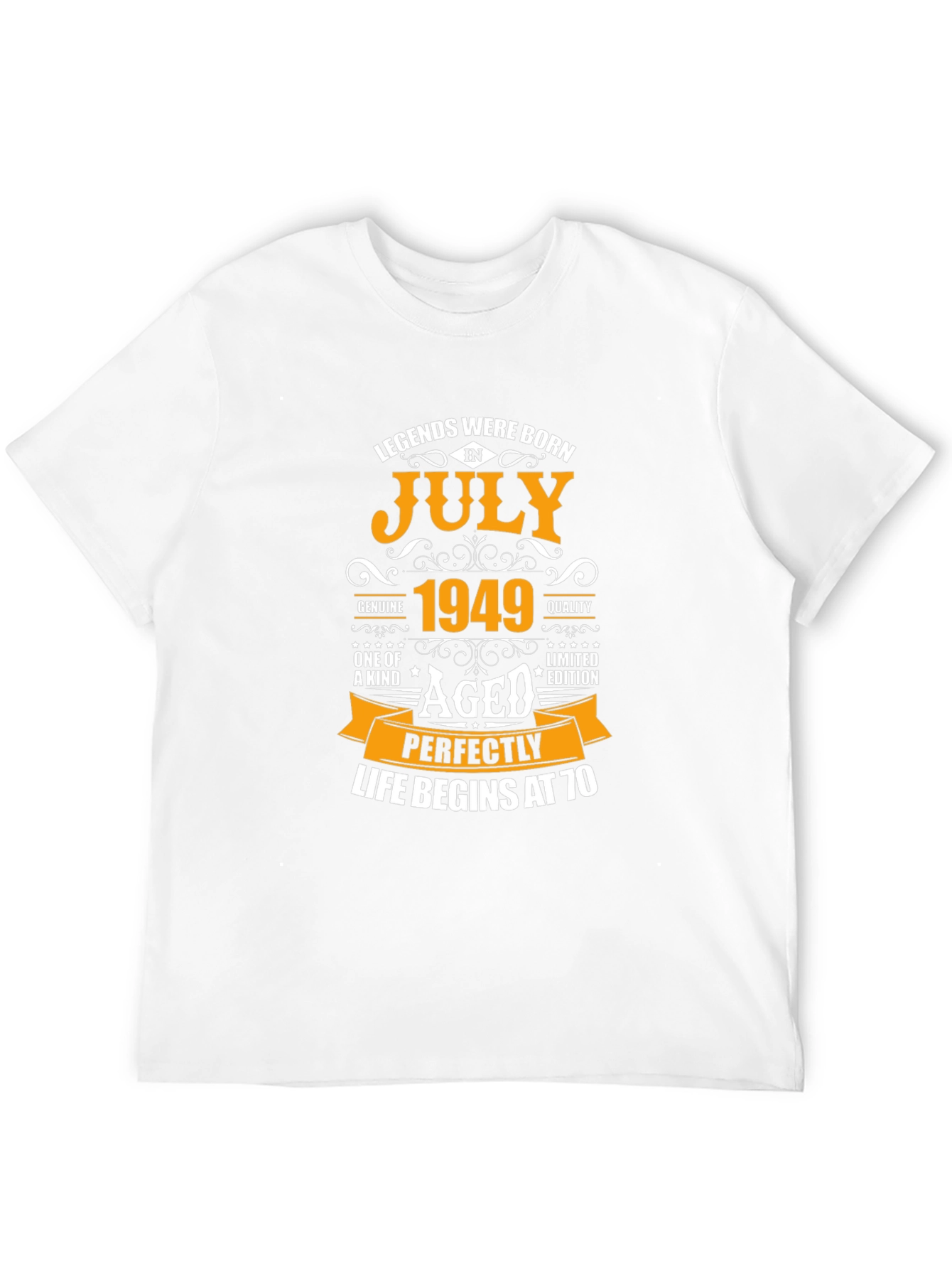 Camiseta Legends Born in July 1949