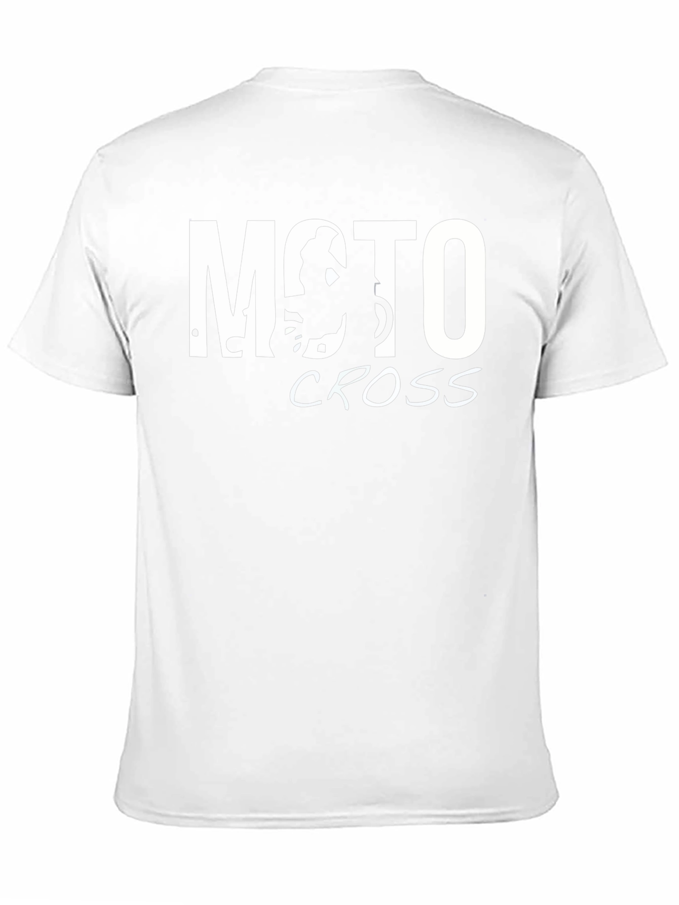 Camiseta Negra Moto Cross para Hombre