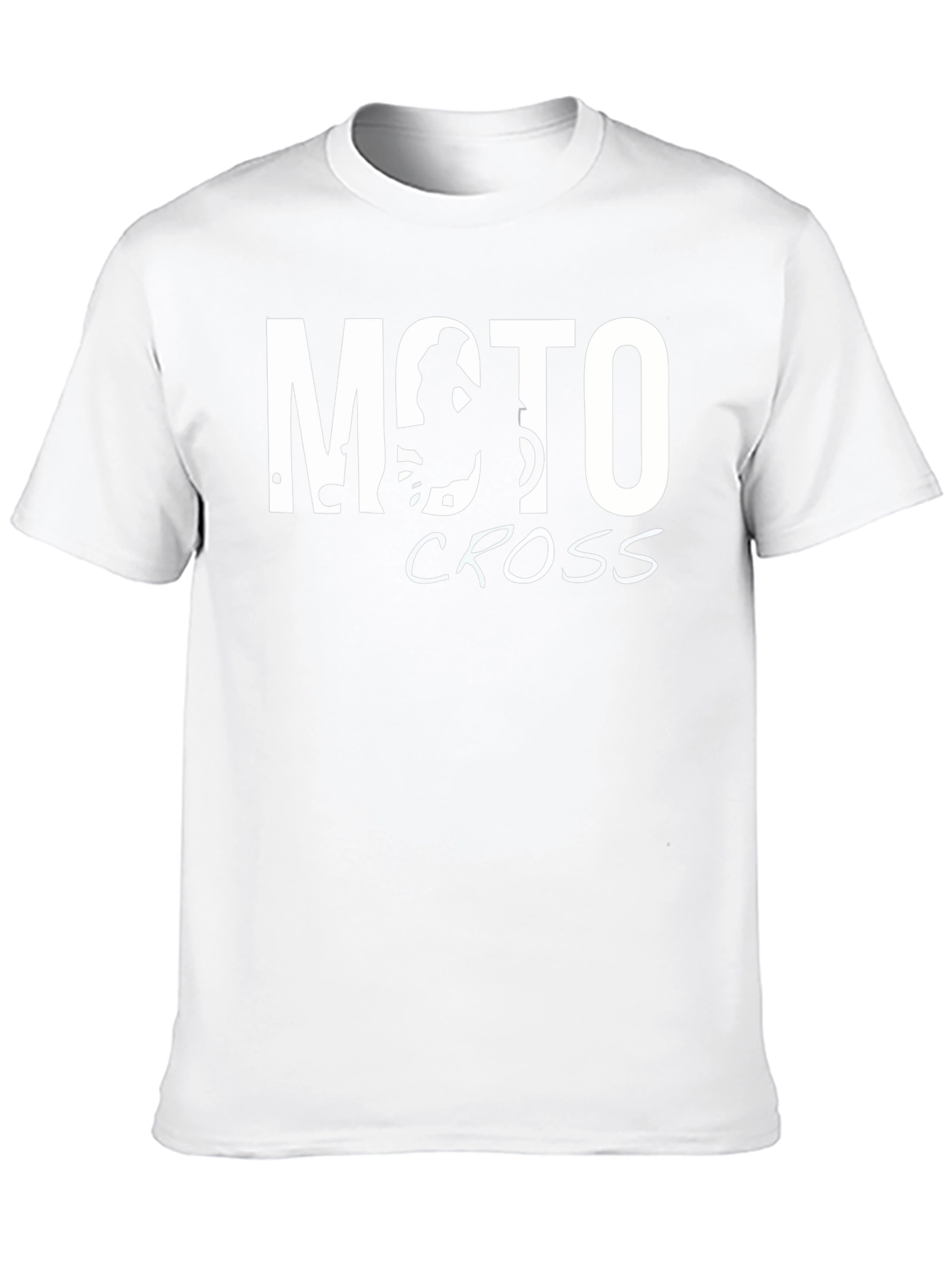 Camiseta Negra Moto Cross para Hombre