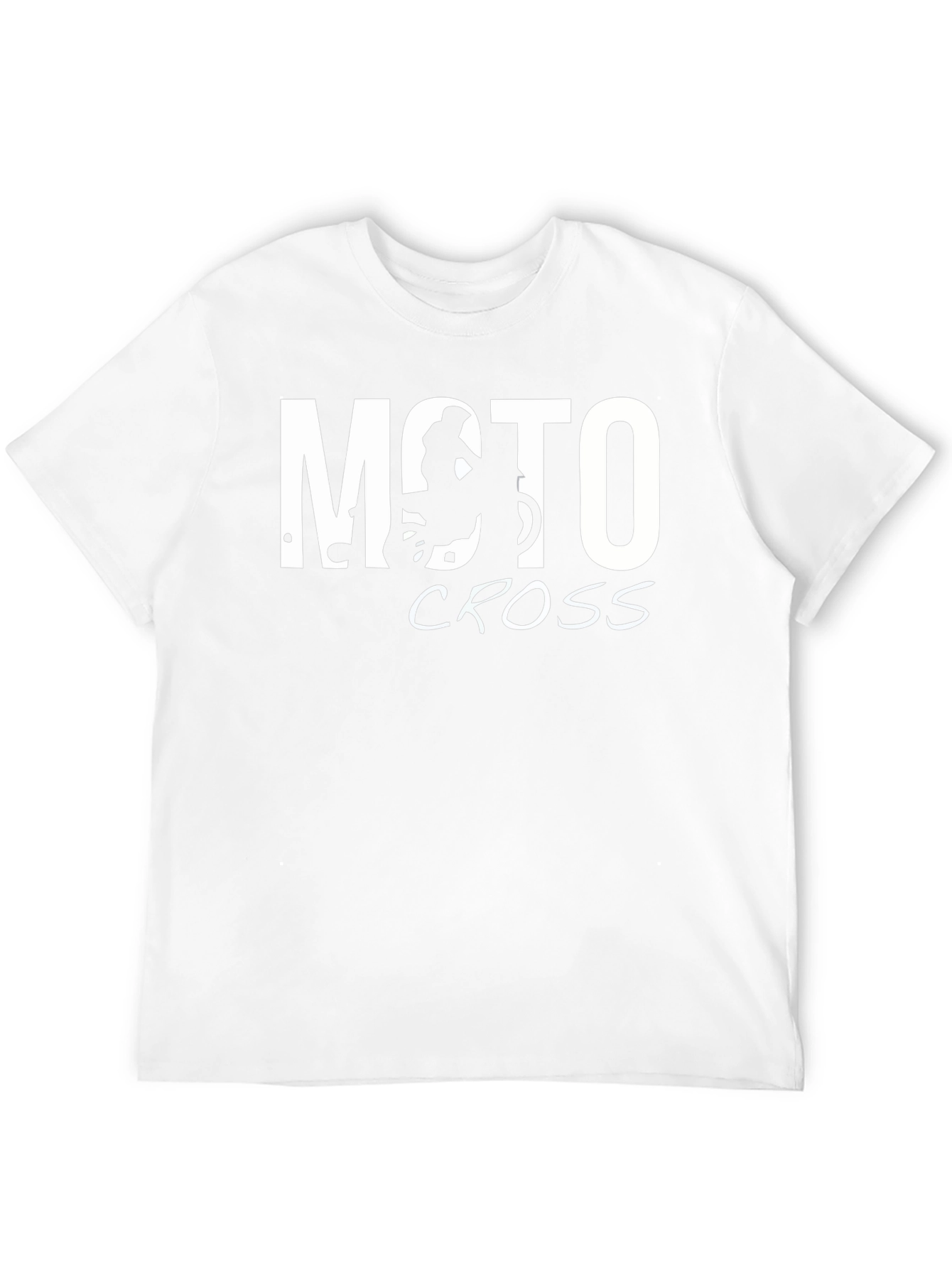 Camiseta Negra Moto Cross para Hombre