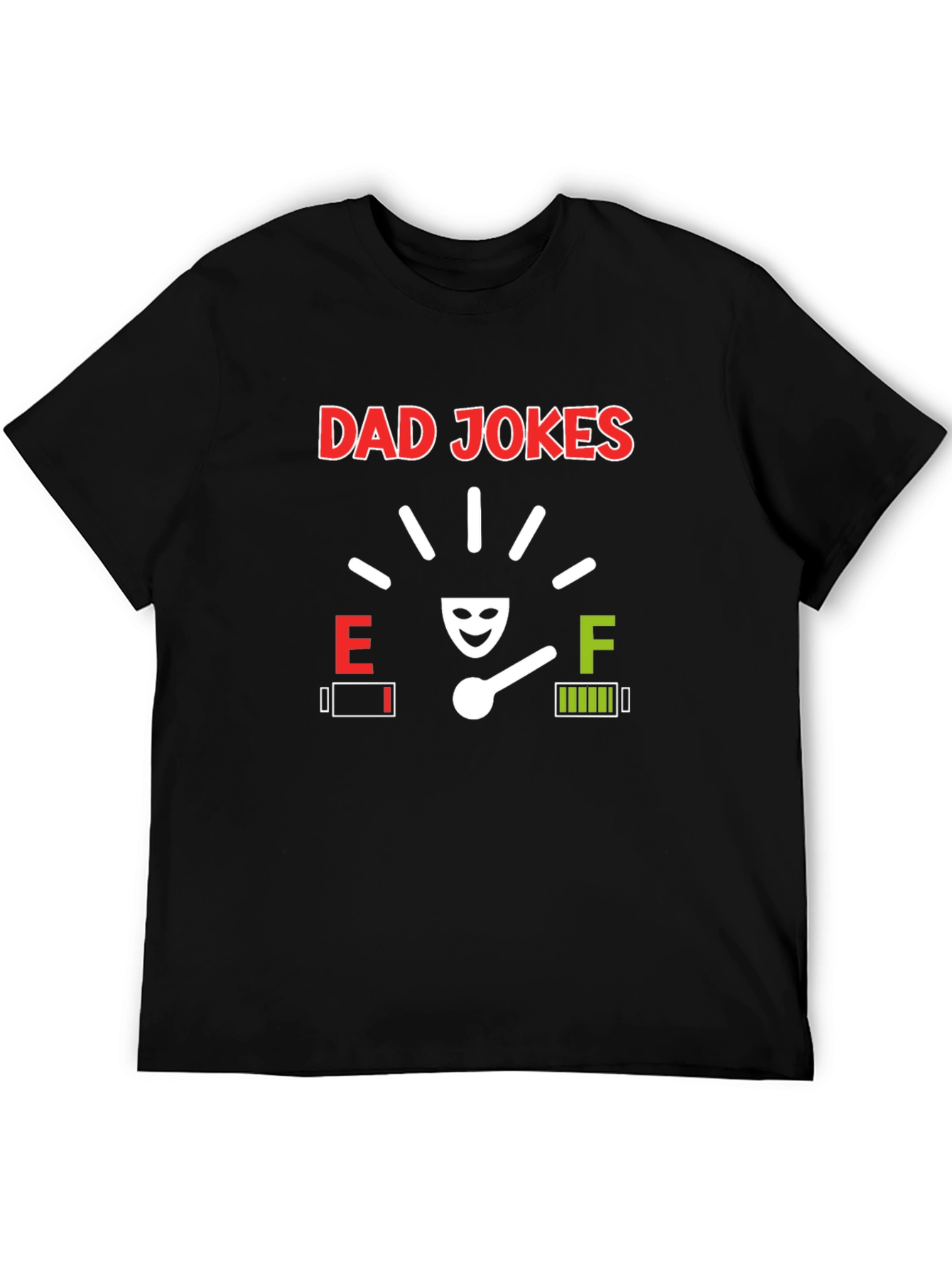 Camiseta Negra Dad Jokes - Humor para Papás